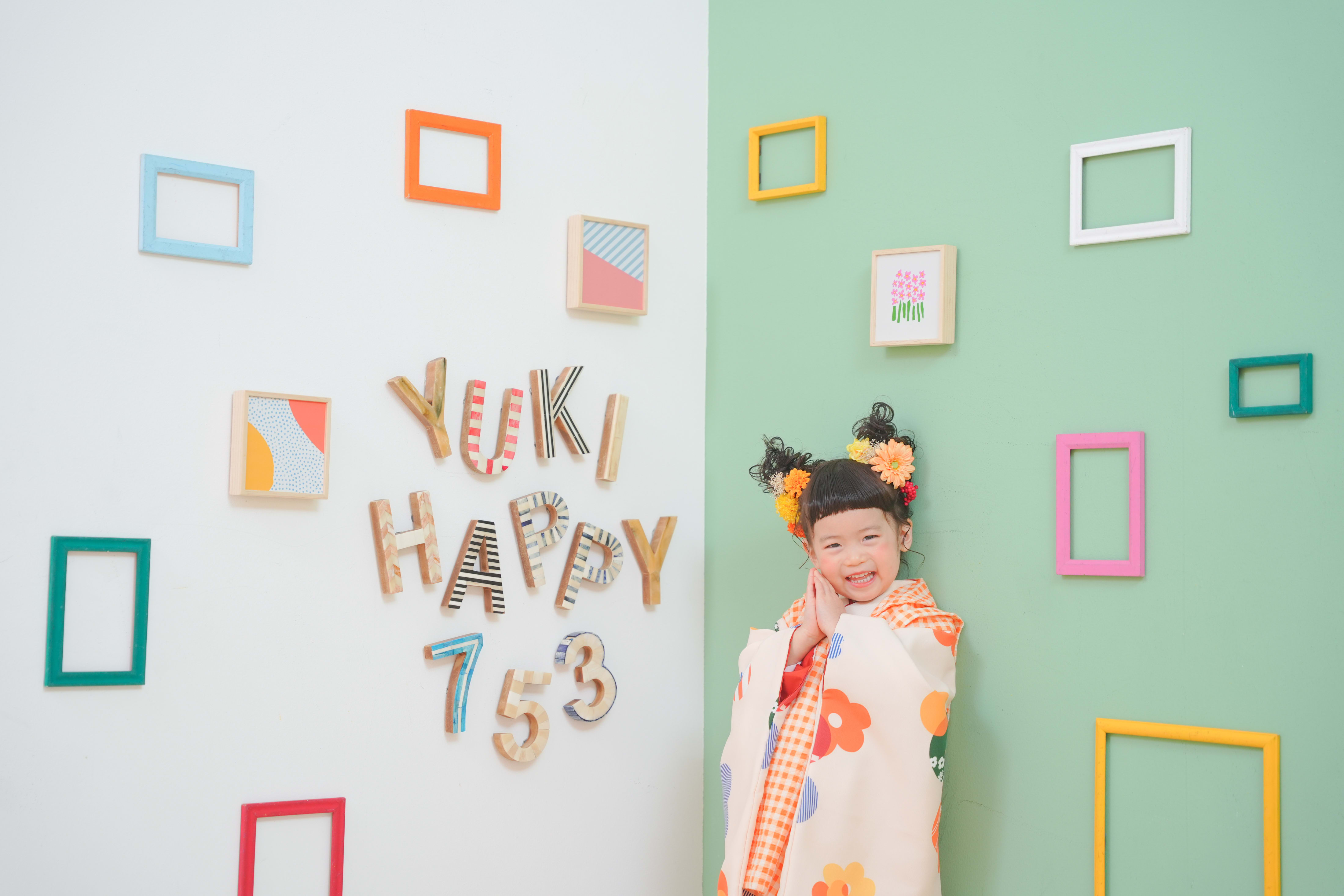 七五三　3歳女の子