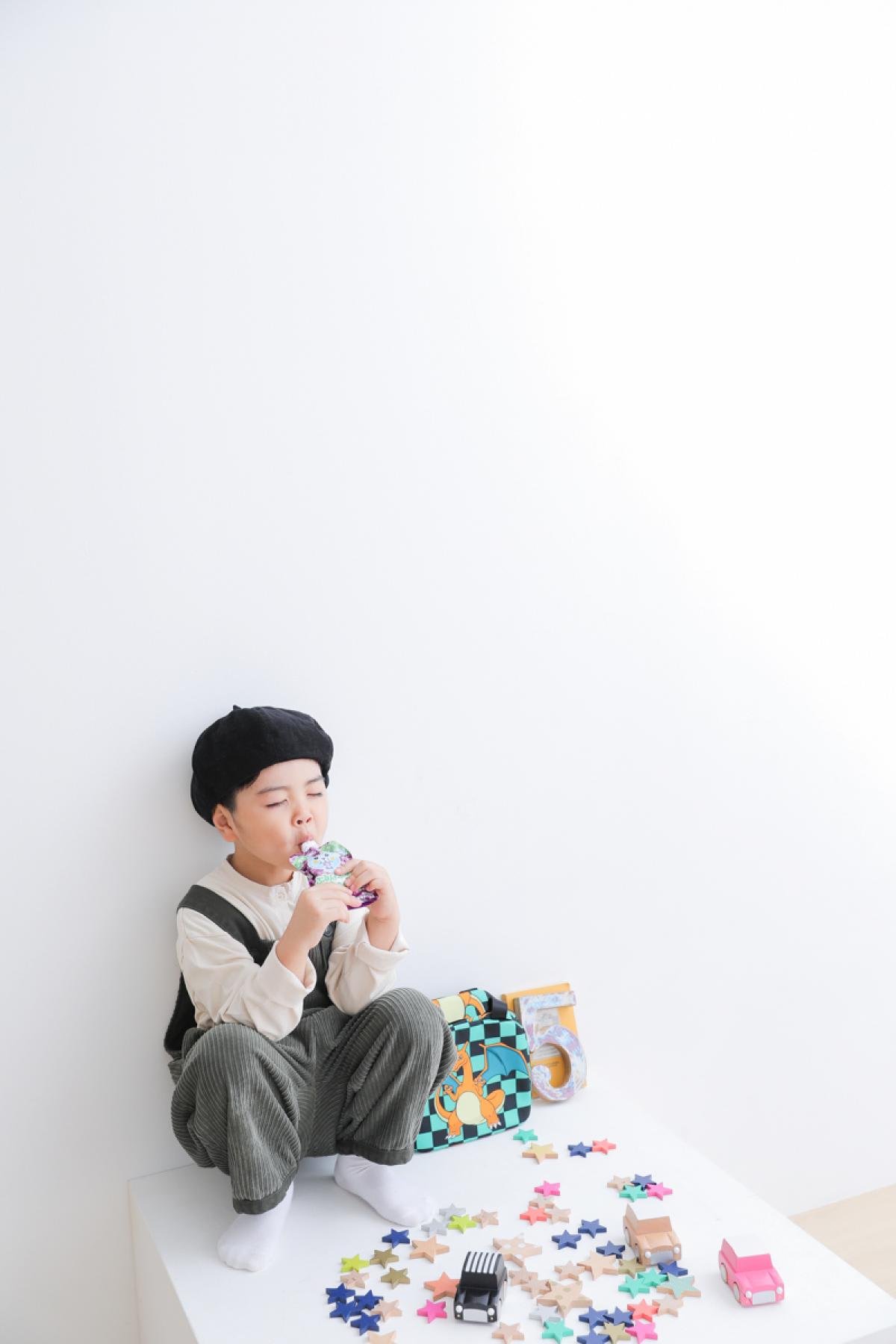 七五三　5歳男の子　キッズ写真 　ハピスタ