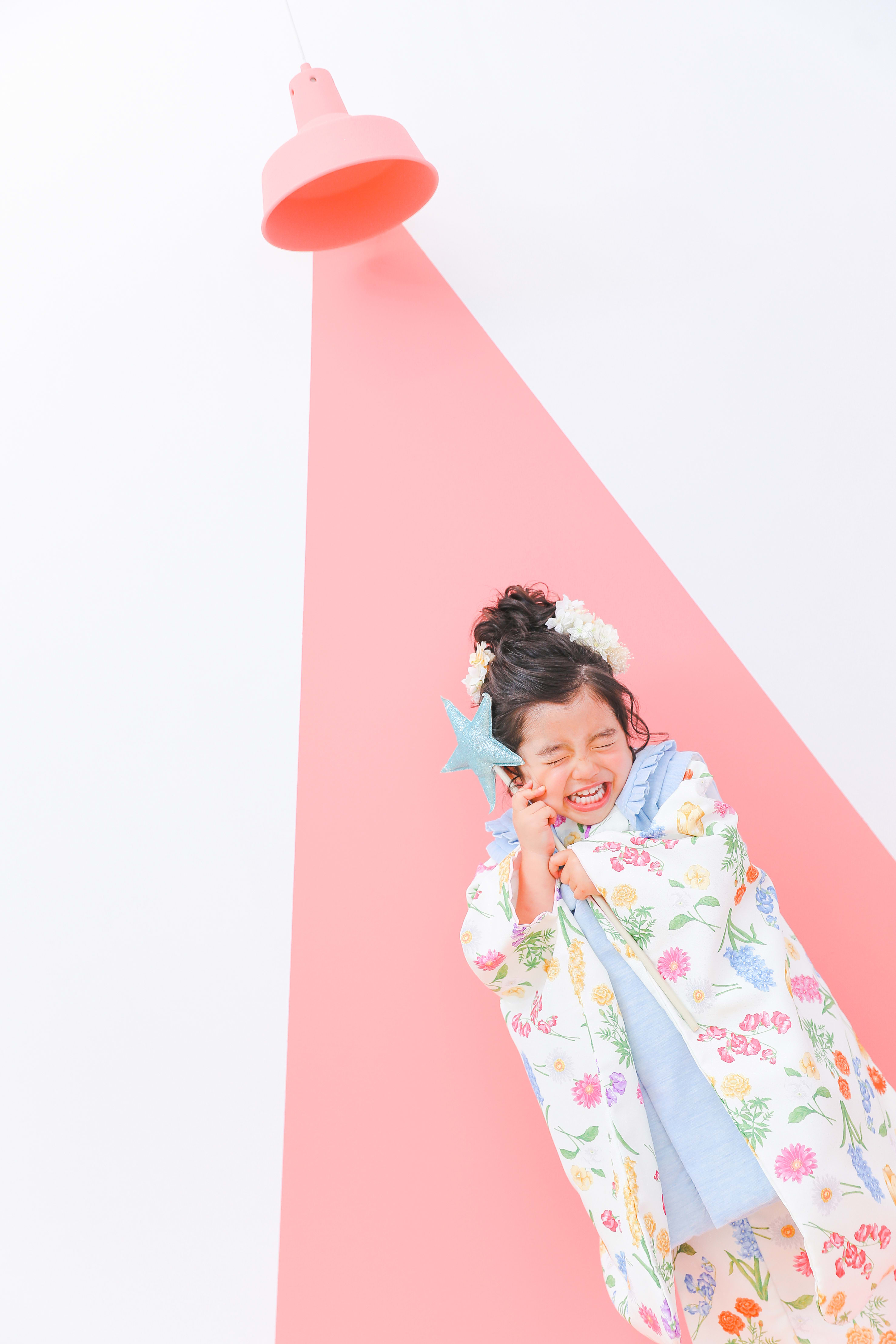 3歳女の子の七五三　フォトスタジオ　ハピスタ