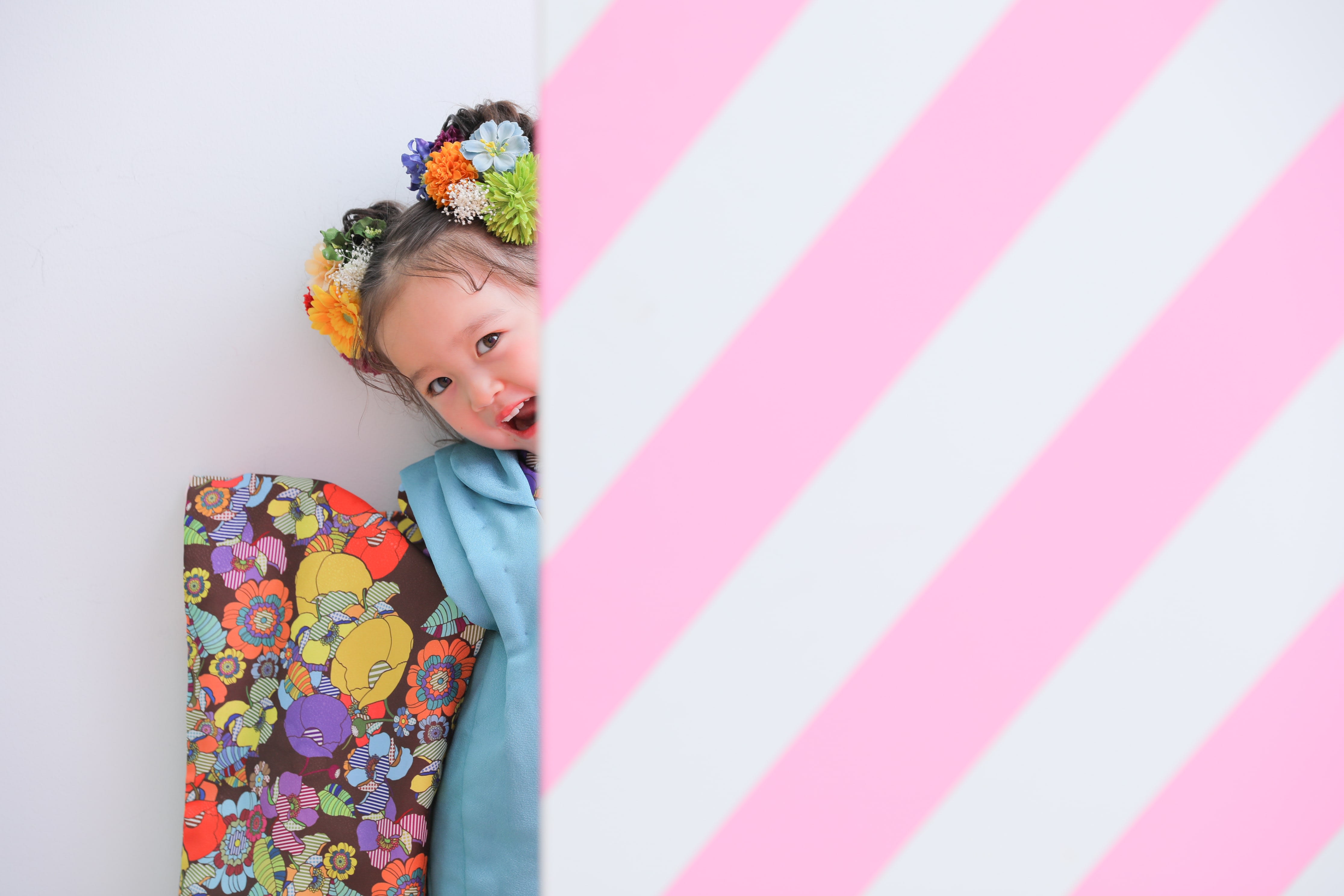 七五三　バースデー　キッズ写真 　ハピスタ