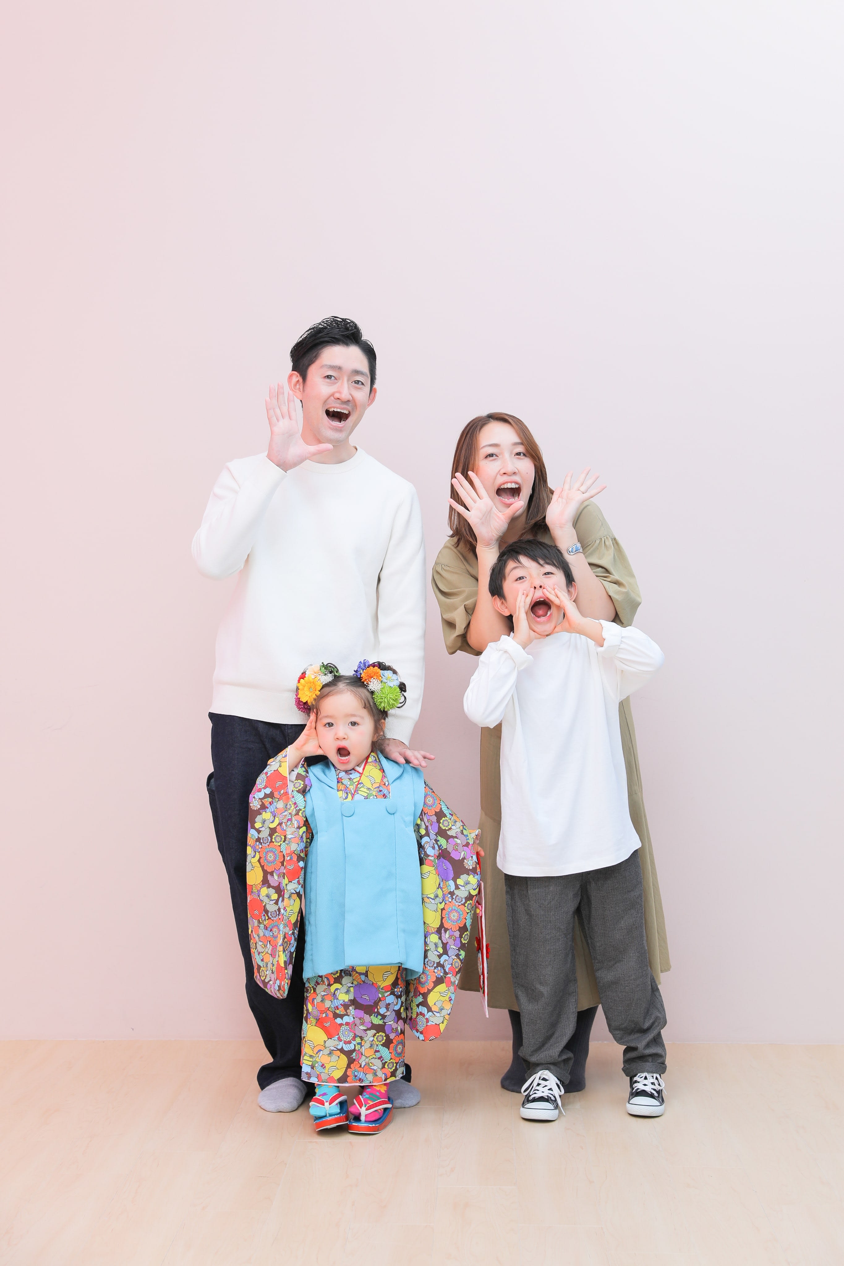 七五三　バースデー　キッズ写真 　ハピスタ