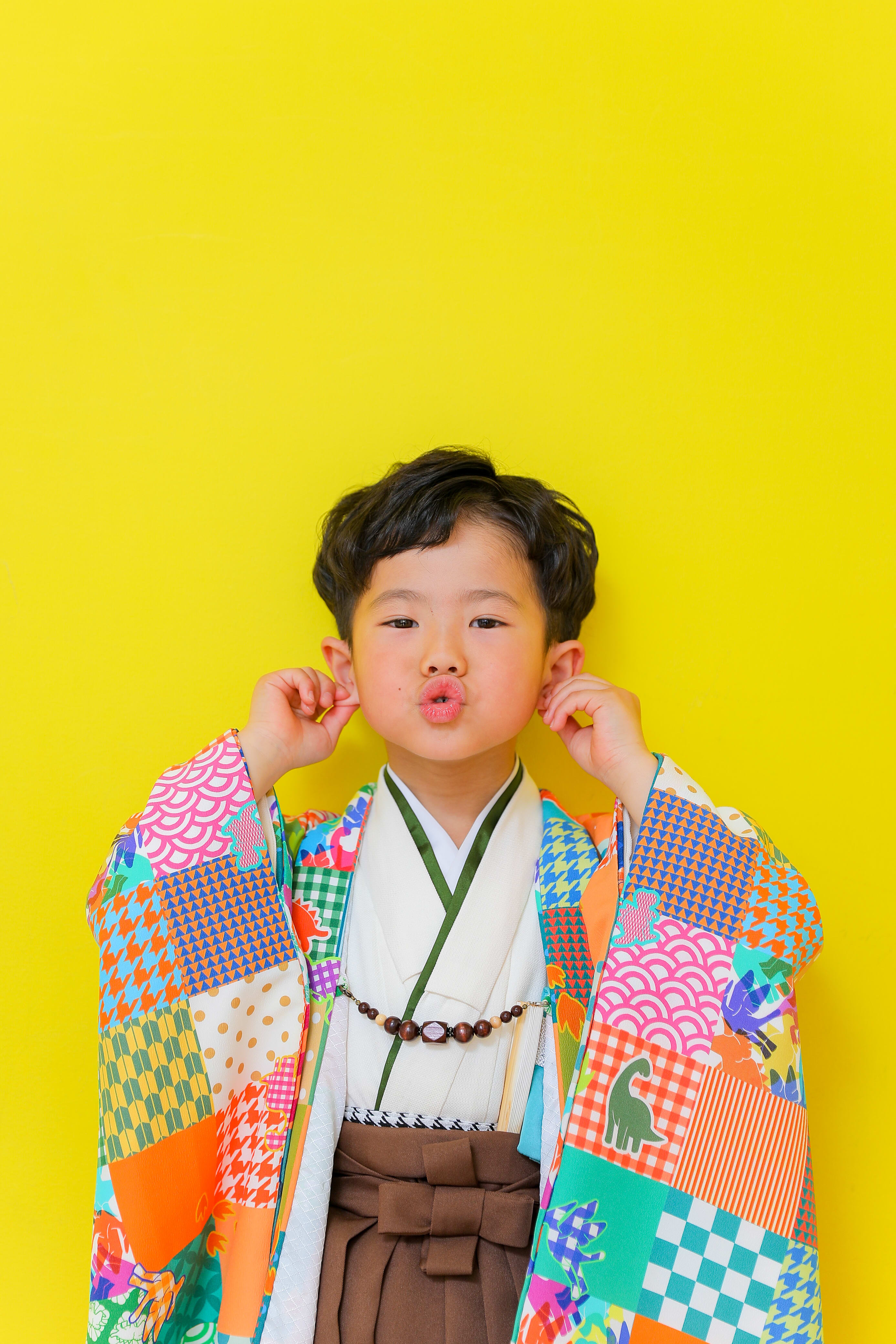 七五三　記念写真　男の子　キッズフォトハウス　HAPISTA