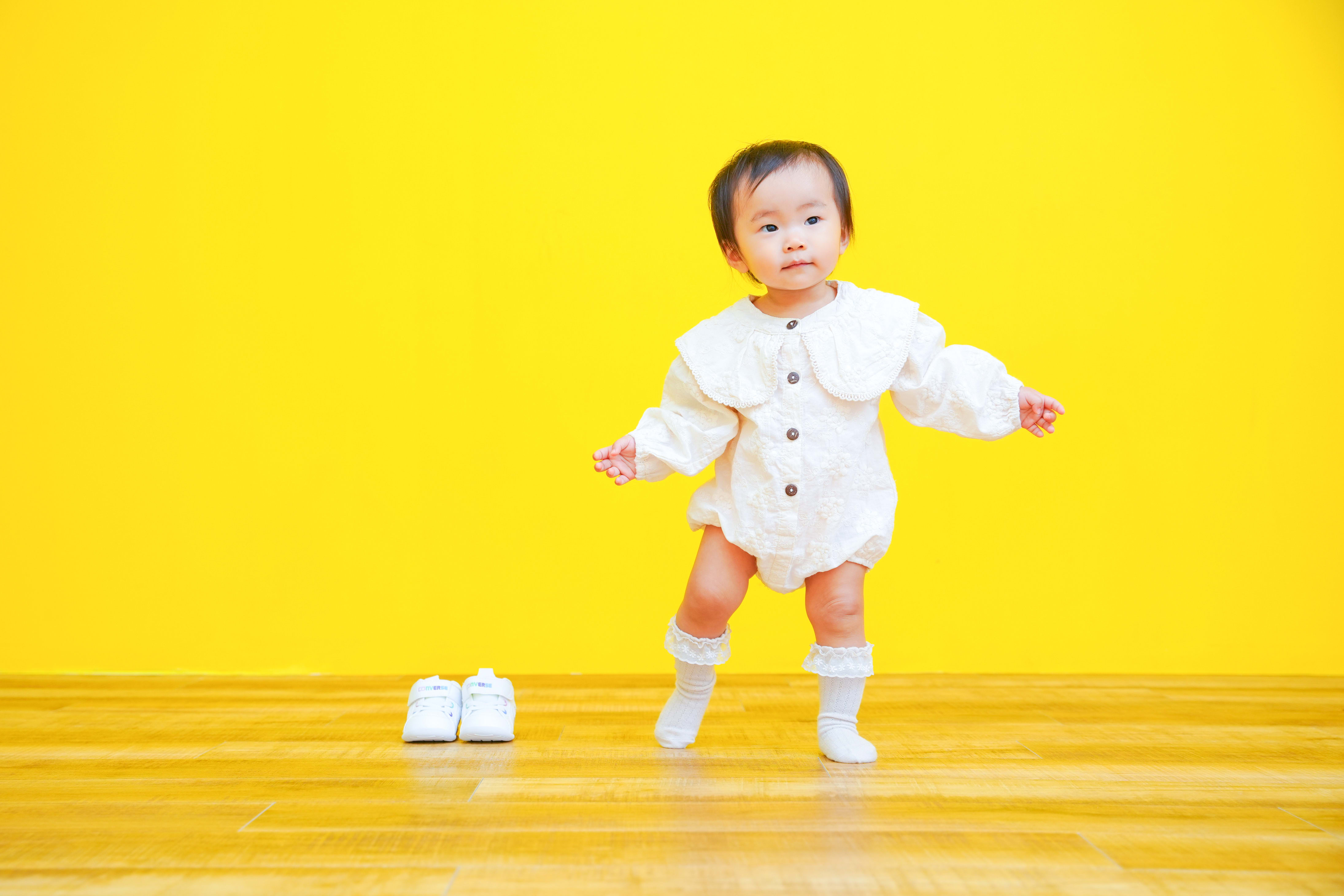 1歳女の子　1歳誕生日