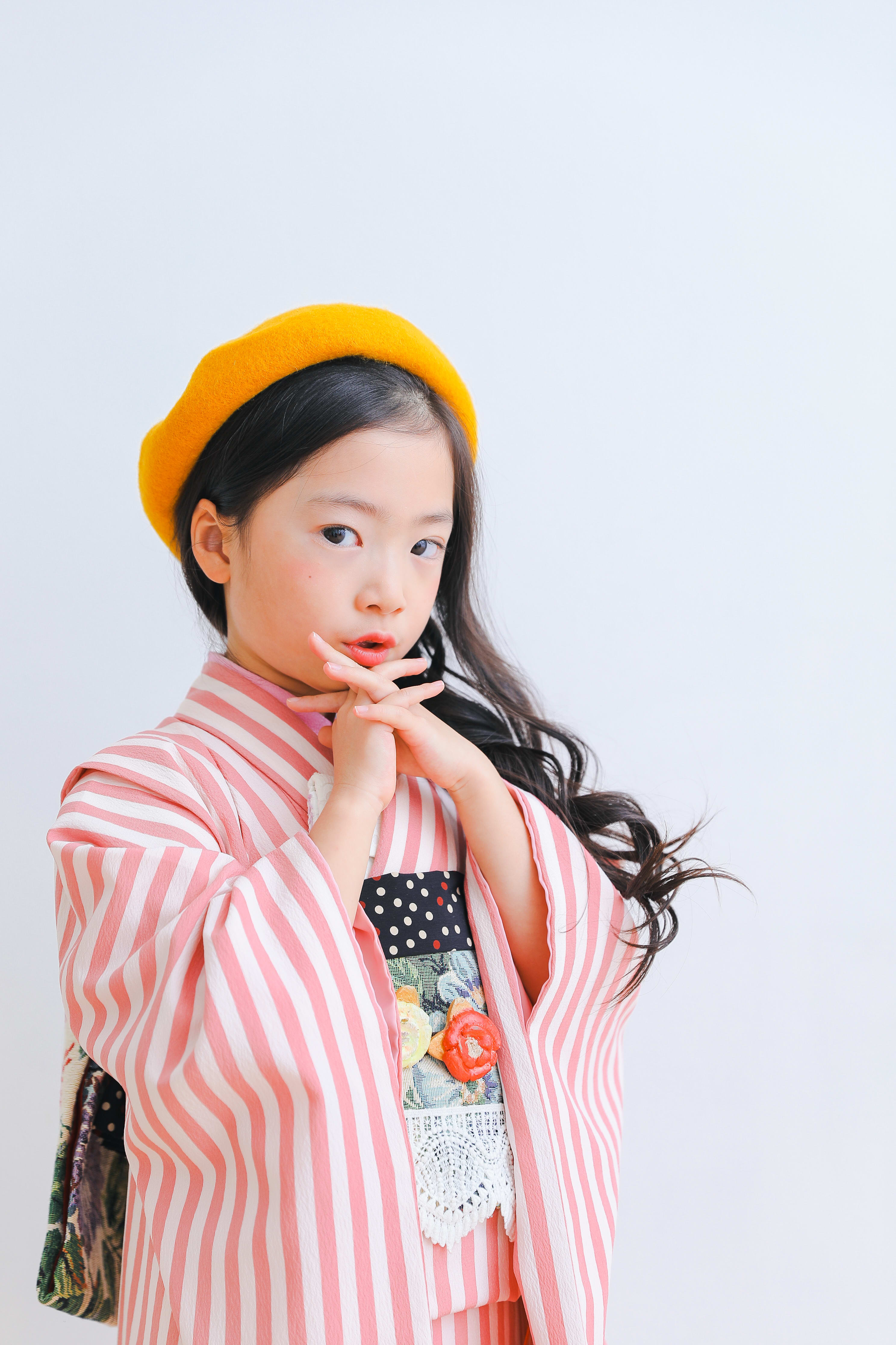 七五三　記念写真　7才女の子　キッズフォトハウス　HAPISTA