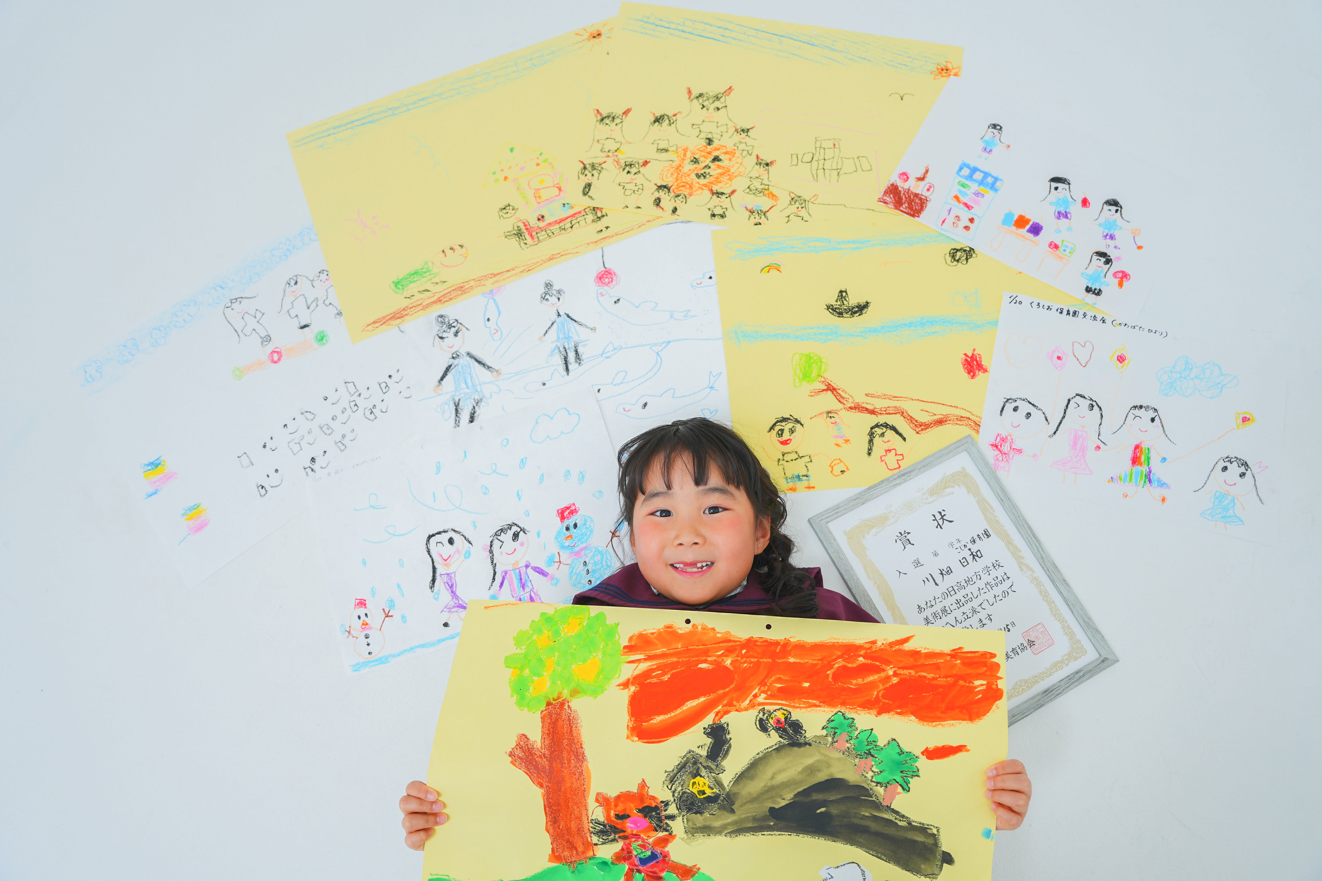 卒園　卒園写真　卒業　卒業写真　卒園卒業撮影　キッズフォトスタジオ　大阪フォトスタジオ　フォトスタジオ　堺市フォトスタジオ　制服撮影　思い出の品　思い出の作品