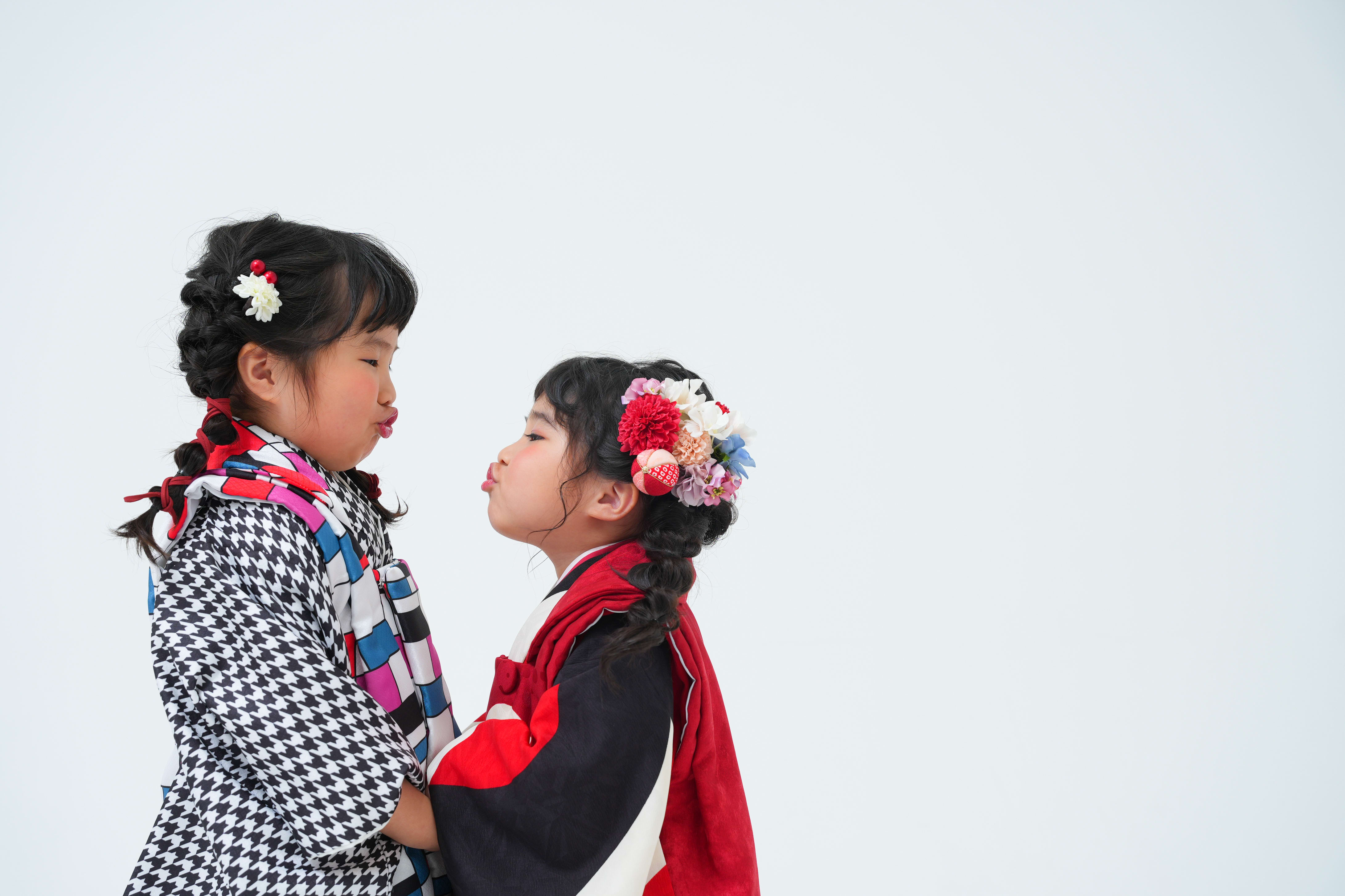 七五三　3歳　姉妹　女の子