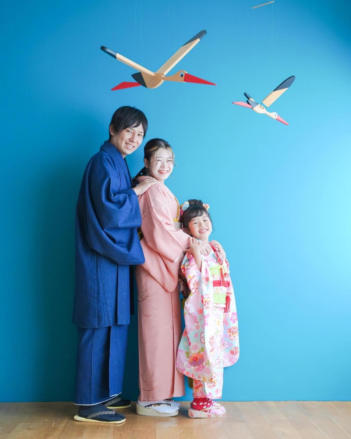 七五三　記念写真　ファミリーフォト　家族写真　キッズフォトハウス　HAPISTA