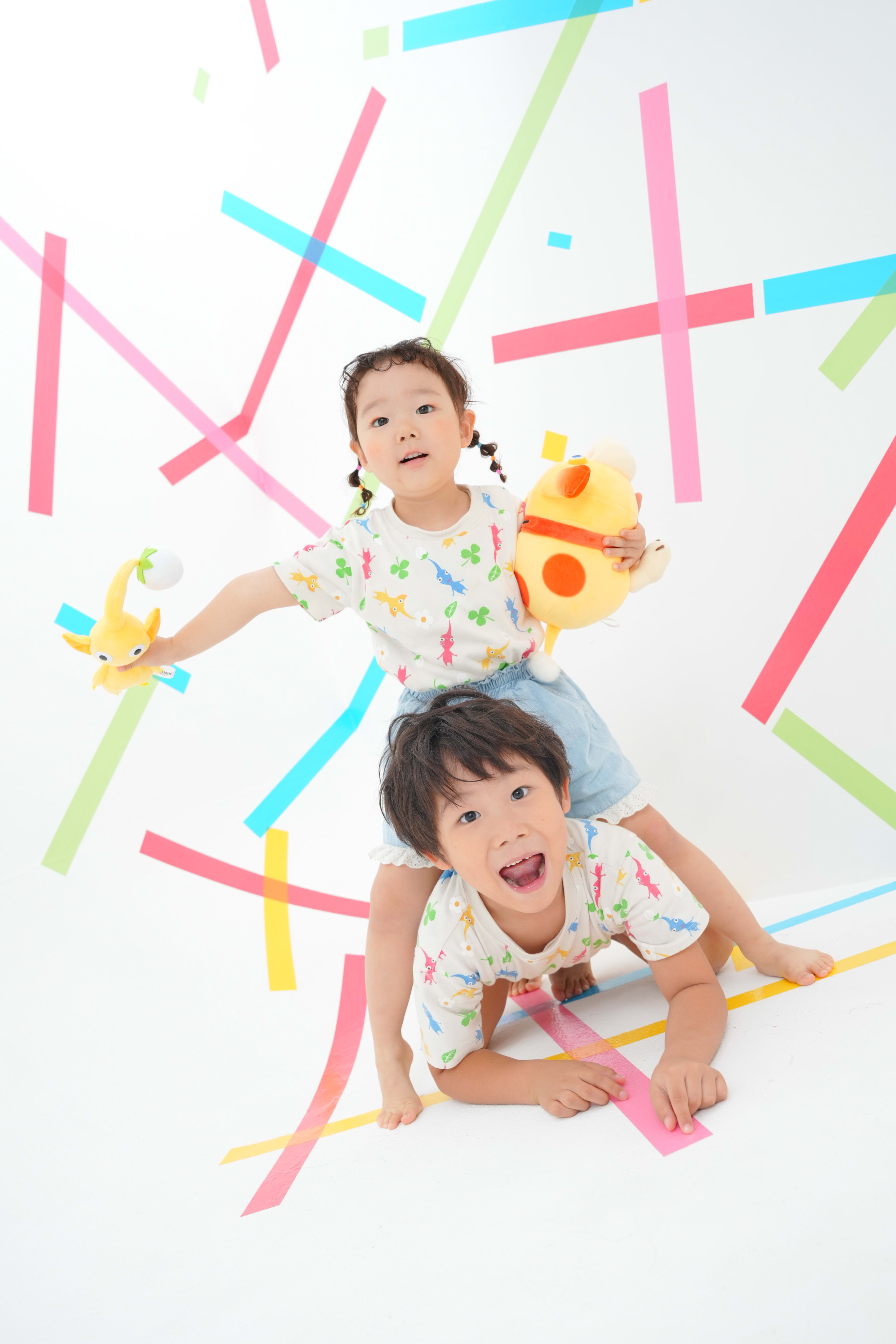 3歳　5歳　バースデー　男の子　女の子　フォトスタジオ　なかもずフォトスタジオ　堺市七五三　七五三撮影