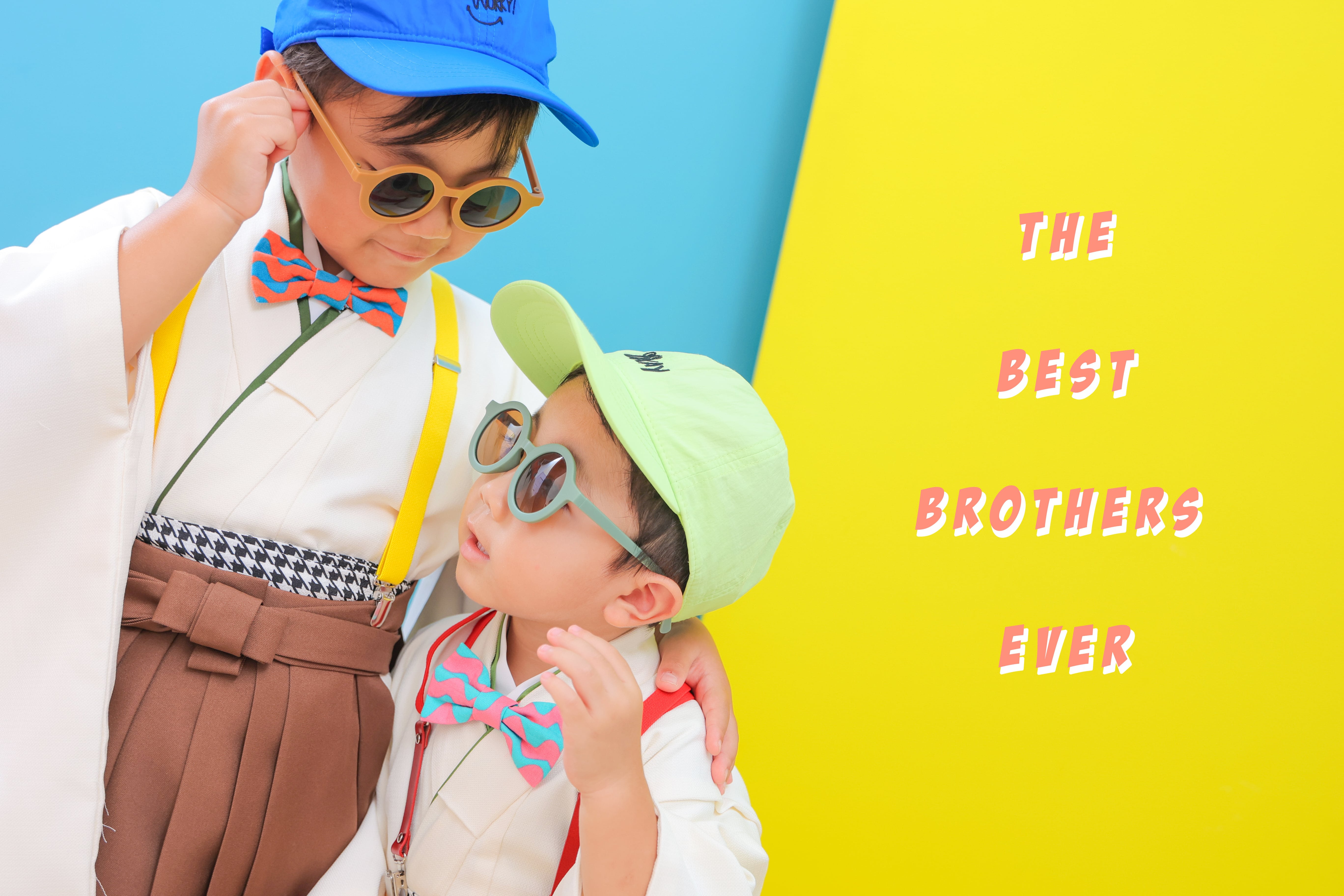 七五三　兄弟　3歳　5歳　男の子　兄弟写真