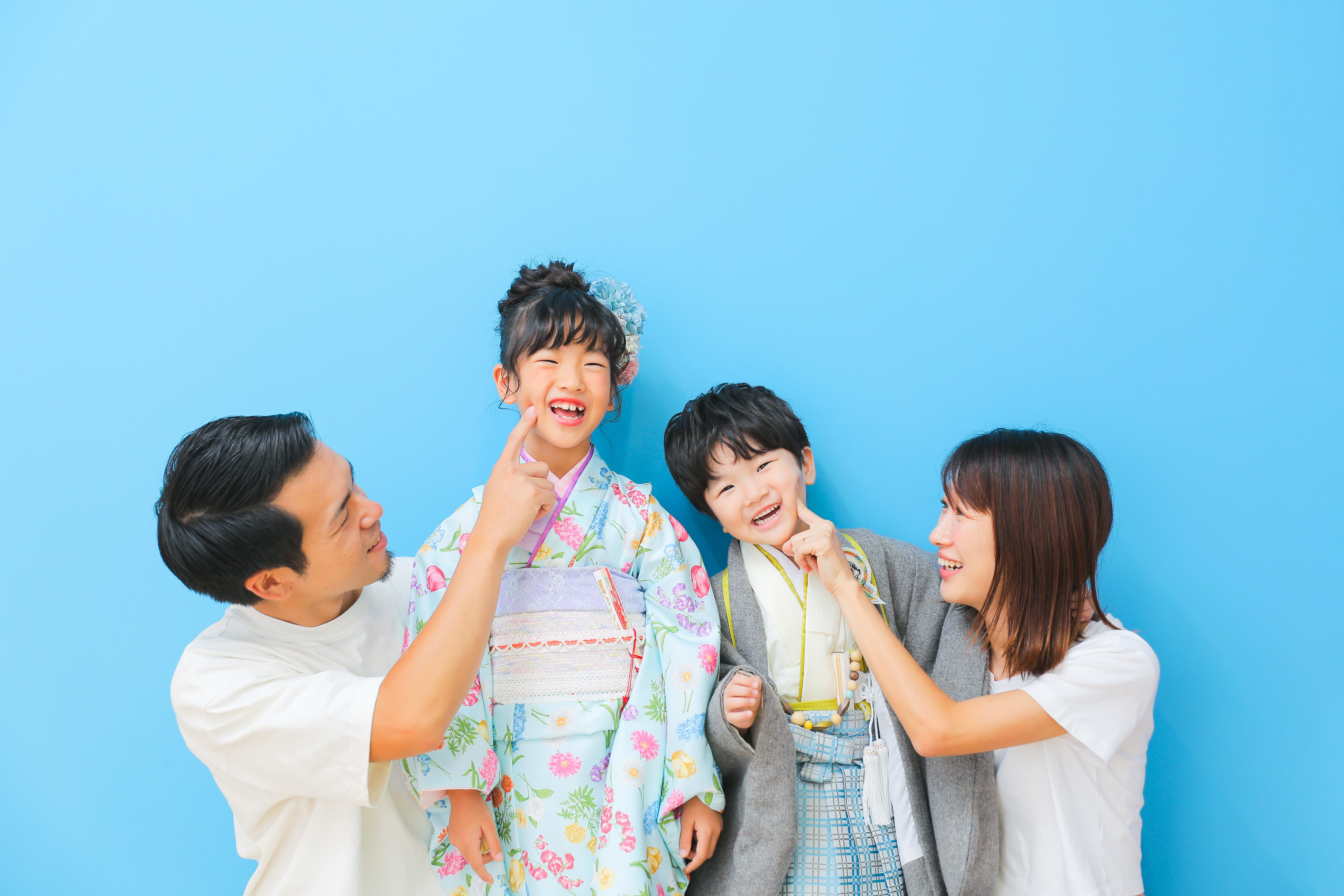 5歳男の子　7歳女の子　きょうだい　七五三