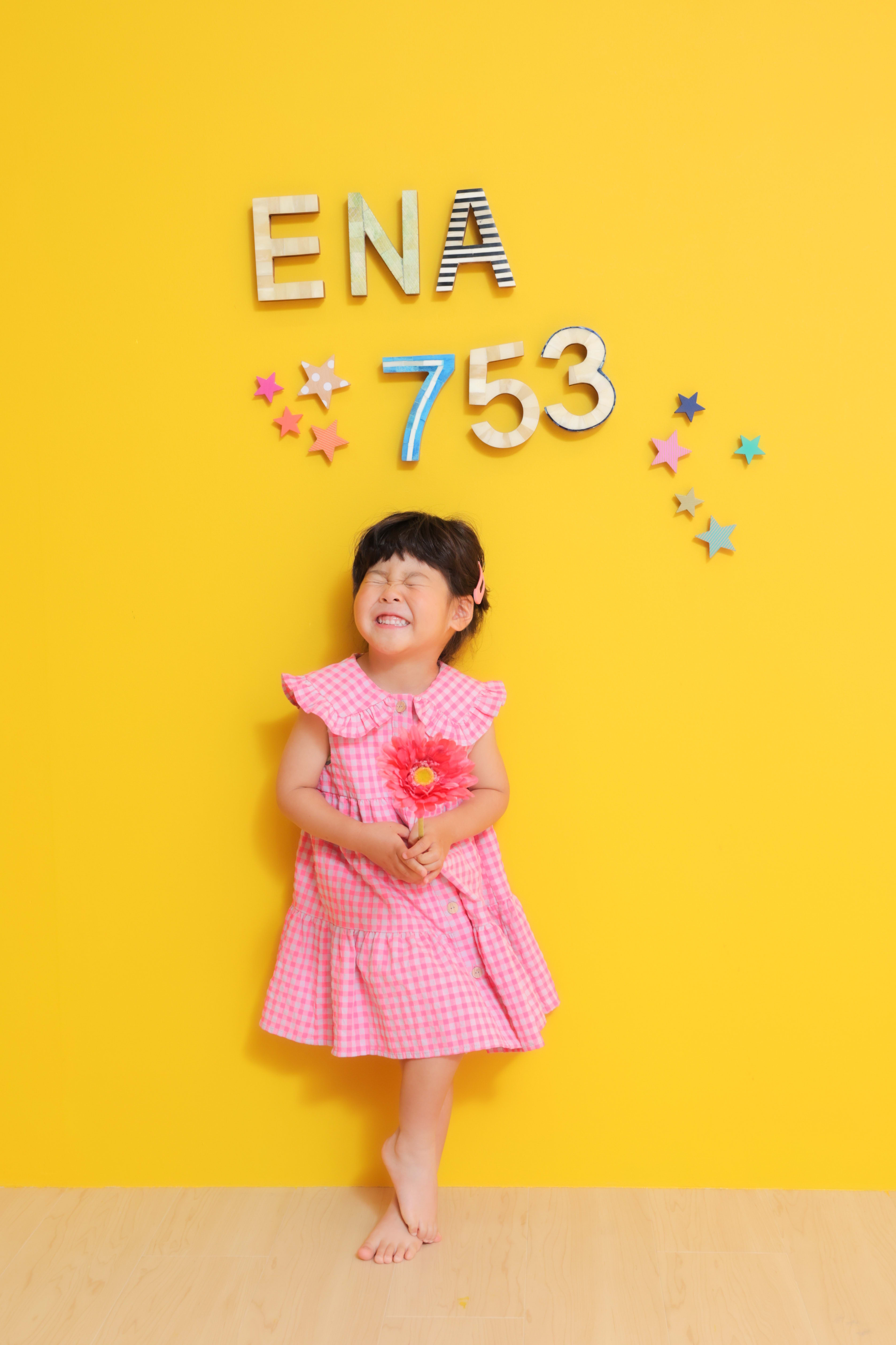 七五三　バースデー　キッズ写真 　ハピスタ