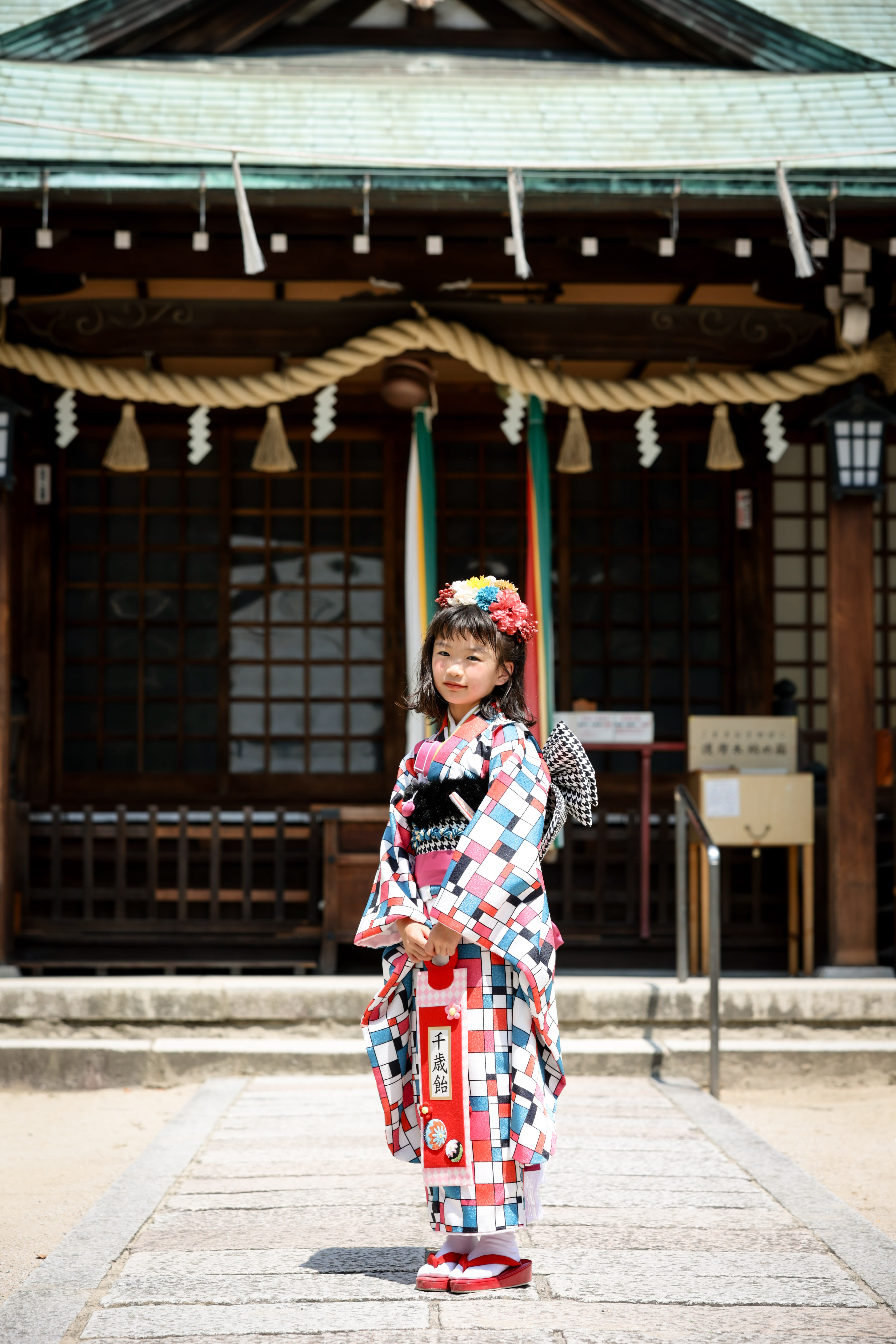 7歳　神社　江坂神社