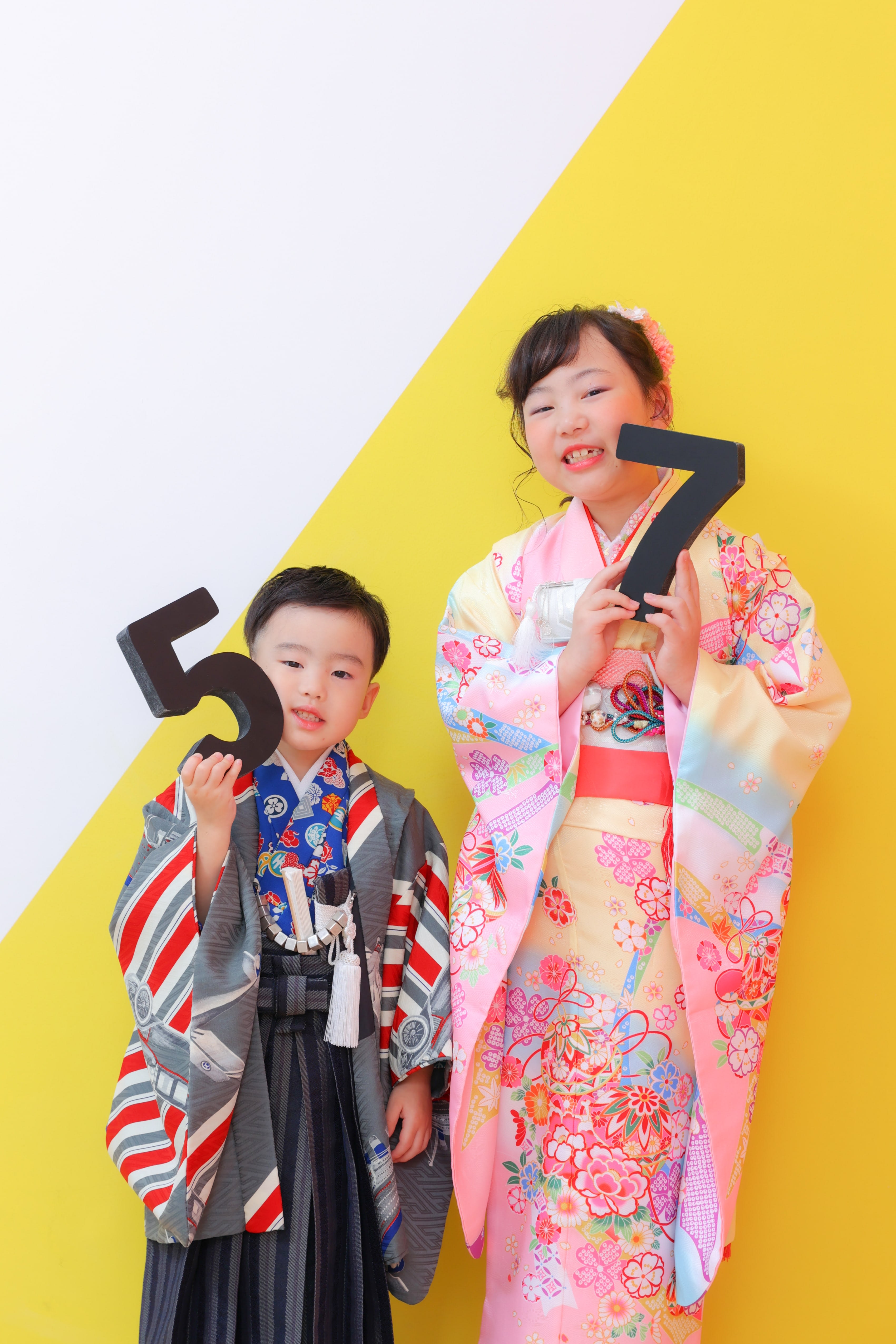 七五三　きょうだい　キッズ写真 　ファミリー　HAPISTA