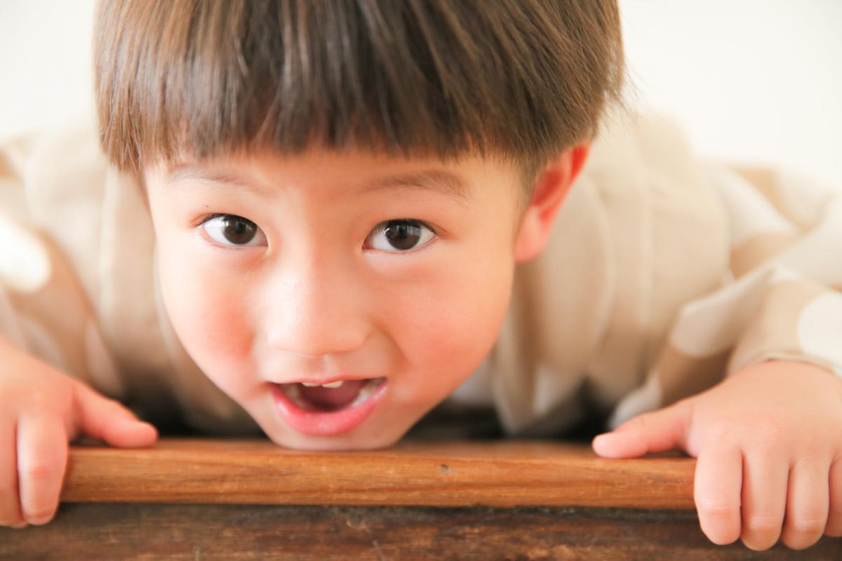 七五三　記念写真　男の子　キッズフォトハウス　HAPISTA