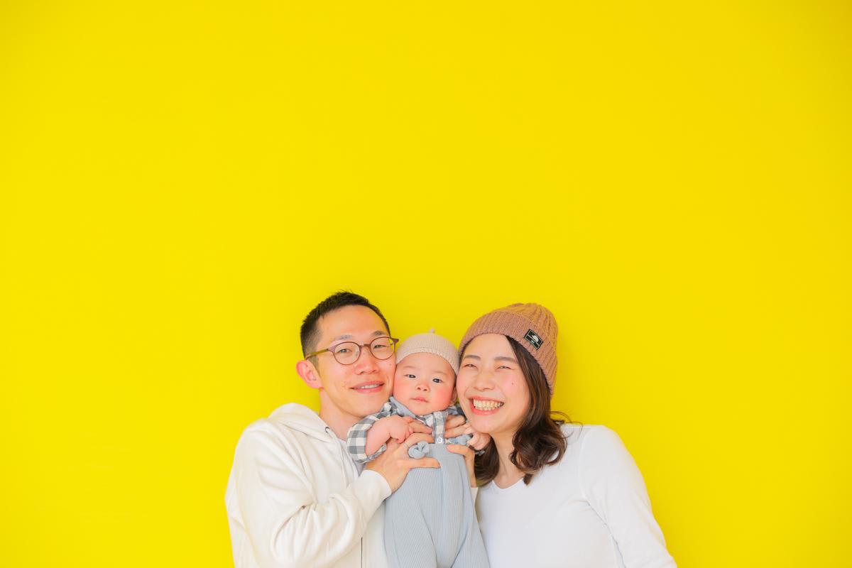 ベビーフォト　赤ちゃん　家族写真　記念日　キッズフォトスタジオ　HAPISTA