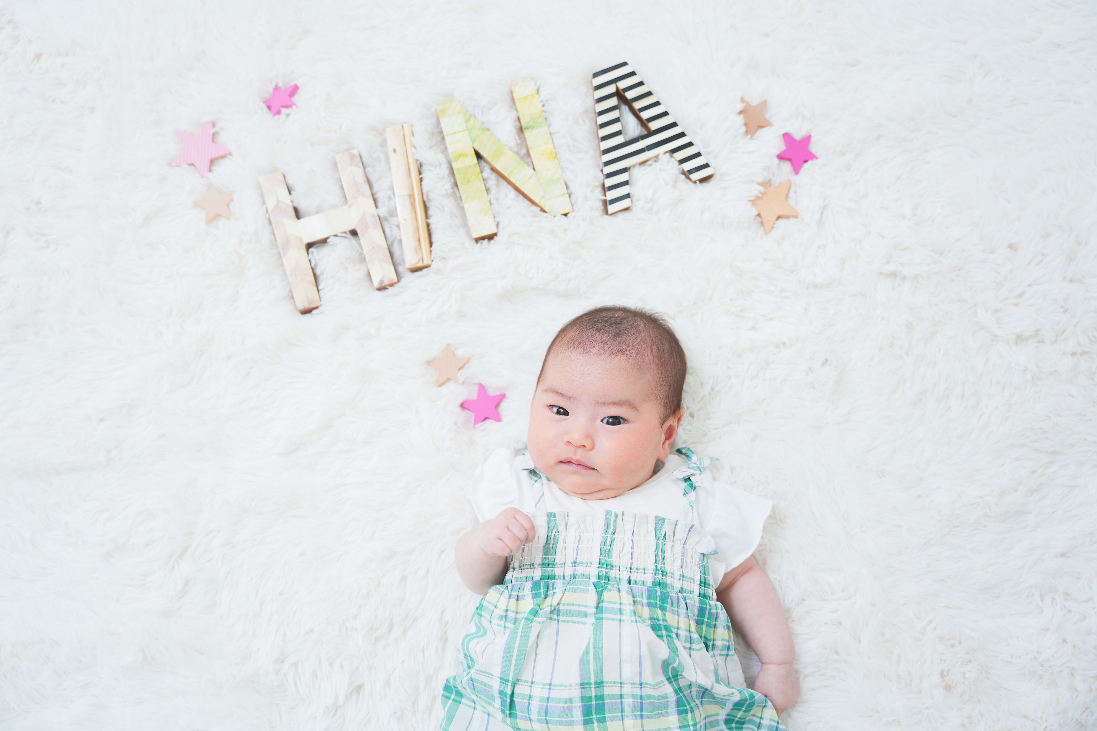 ベビー　ハーフバースデー　ベビーフォト　キッズフォトスタジオ　赤ちゃん　バースデーフォト　大阪フォトスタジオ　堺市フォトスタジオ　私服撮影