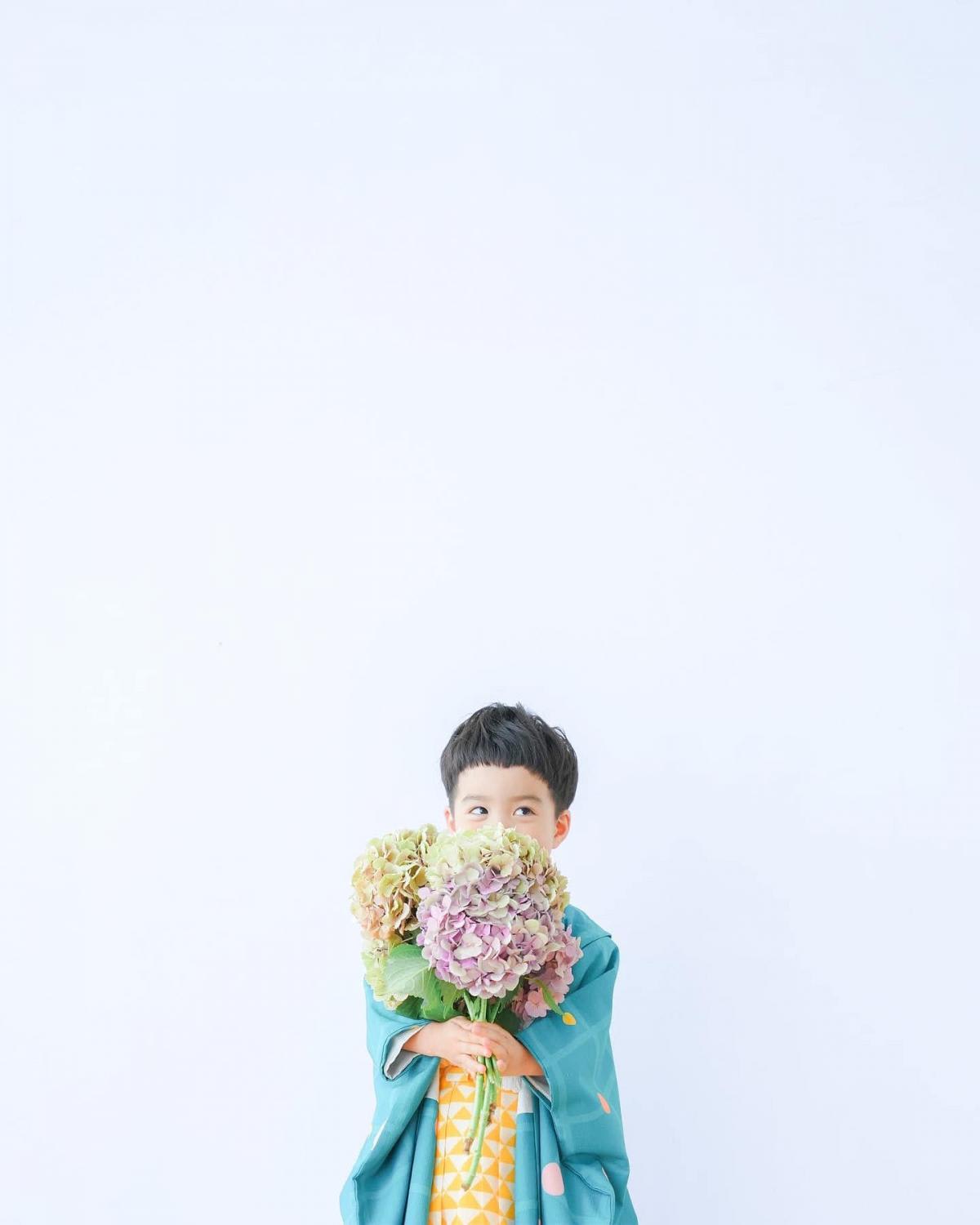 七五三　記念写真　男の子　キッズフォトハウス　HAPISTA