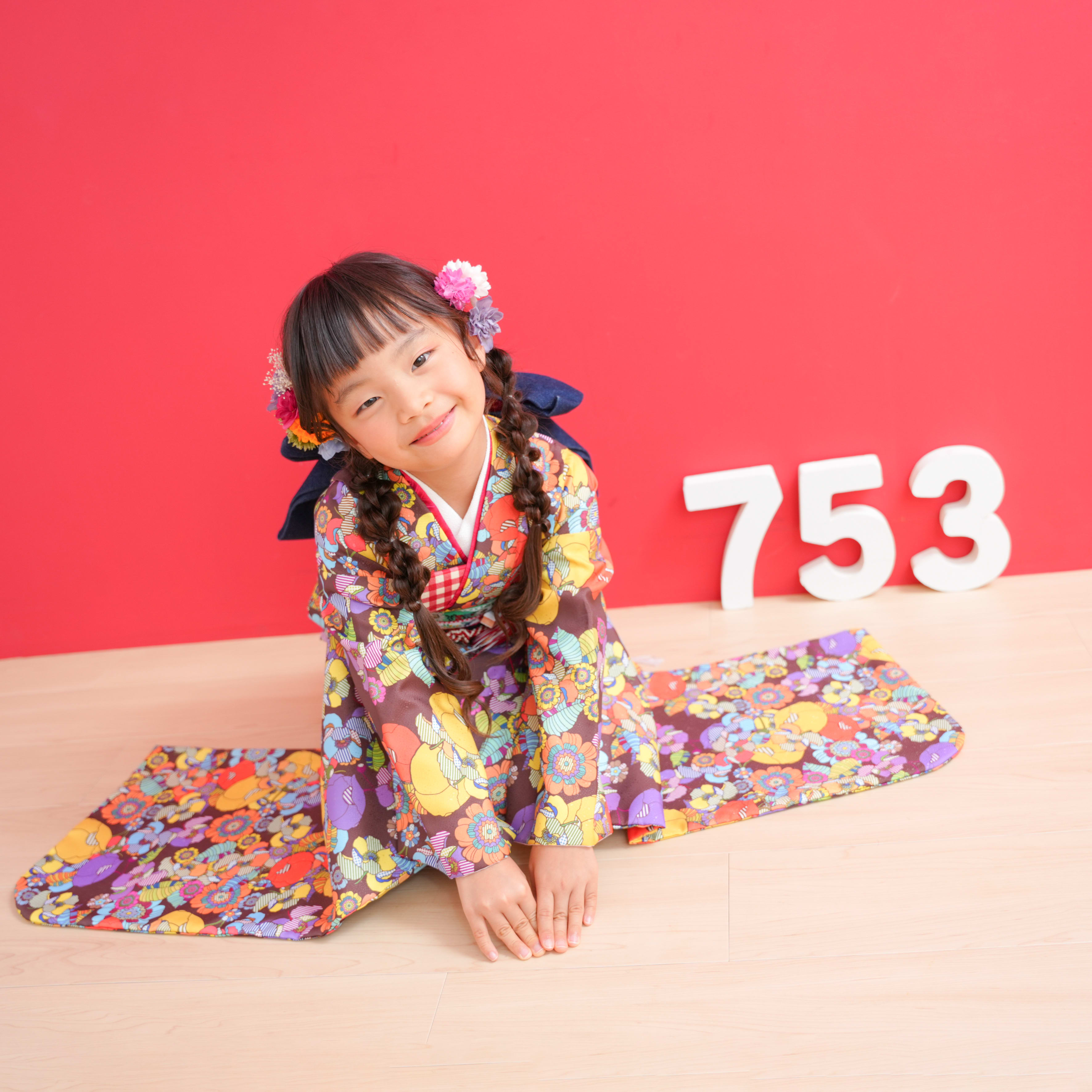 七五三　七五三撮影　753　753撮影　キッズフォトスタジオ　大阪フォトスタジオ