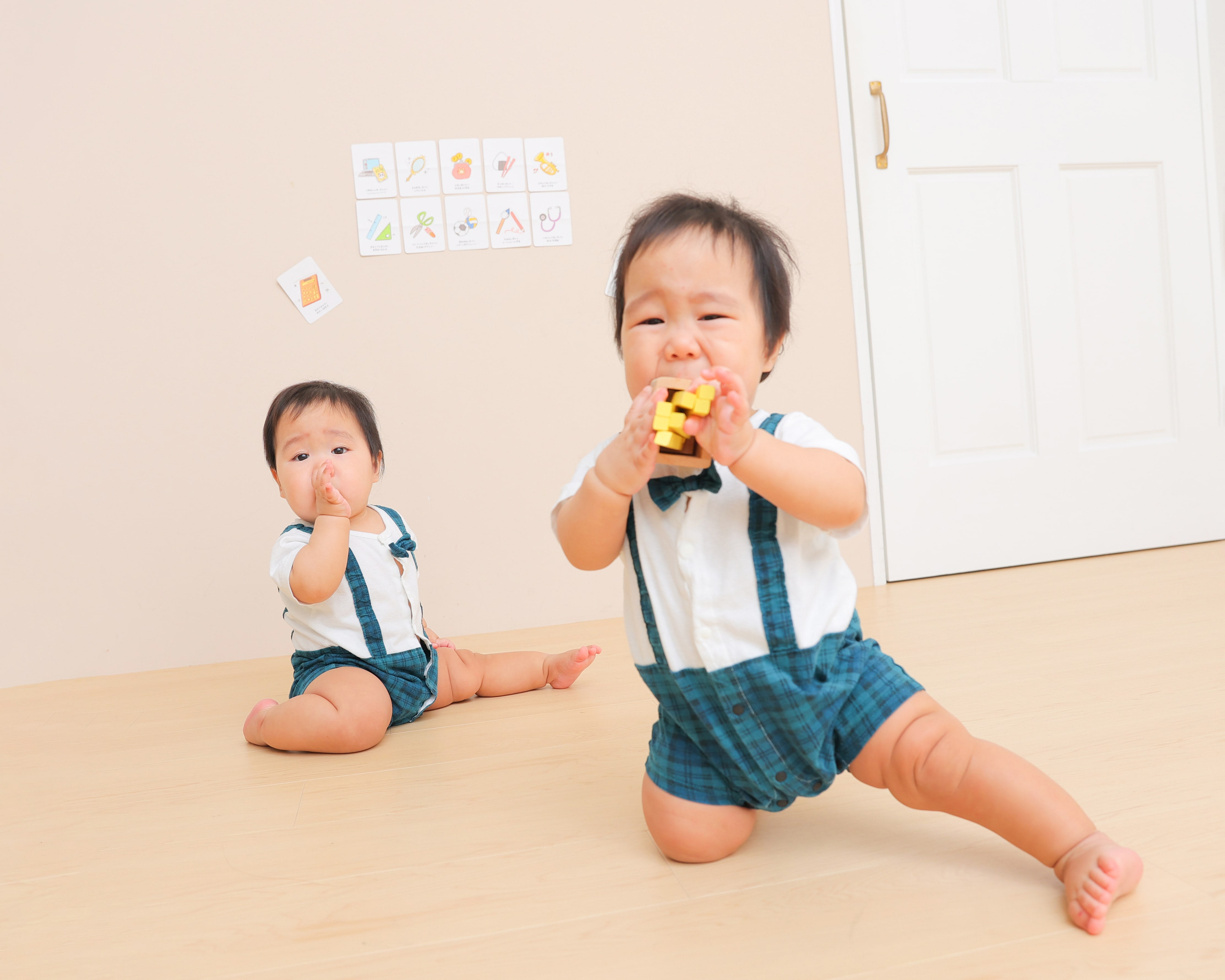 バースデー　バースデーフォト　1歳　1歳男の子　大阪フォトスタジオ　キッズフォトスタジオ　双子