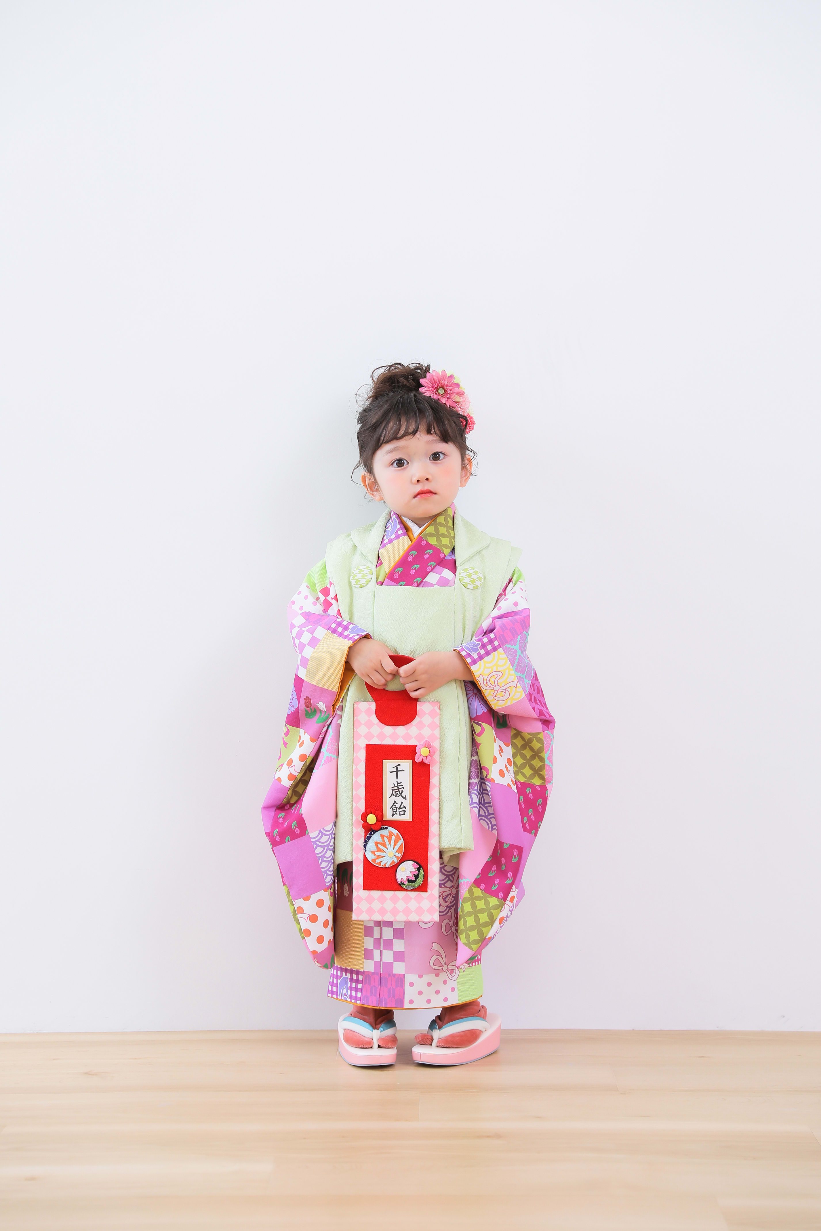 七五三　バースデー　キッズ写真 　ハピスタ