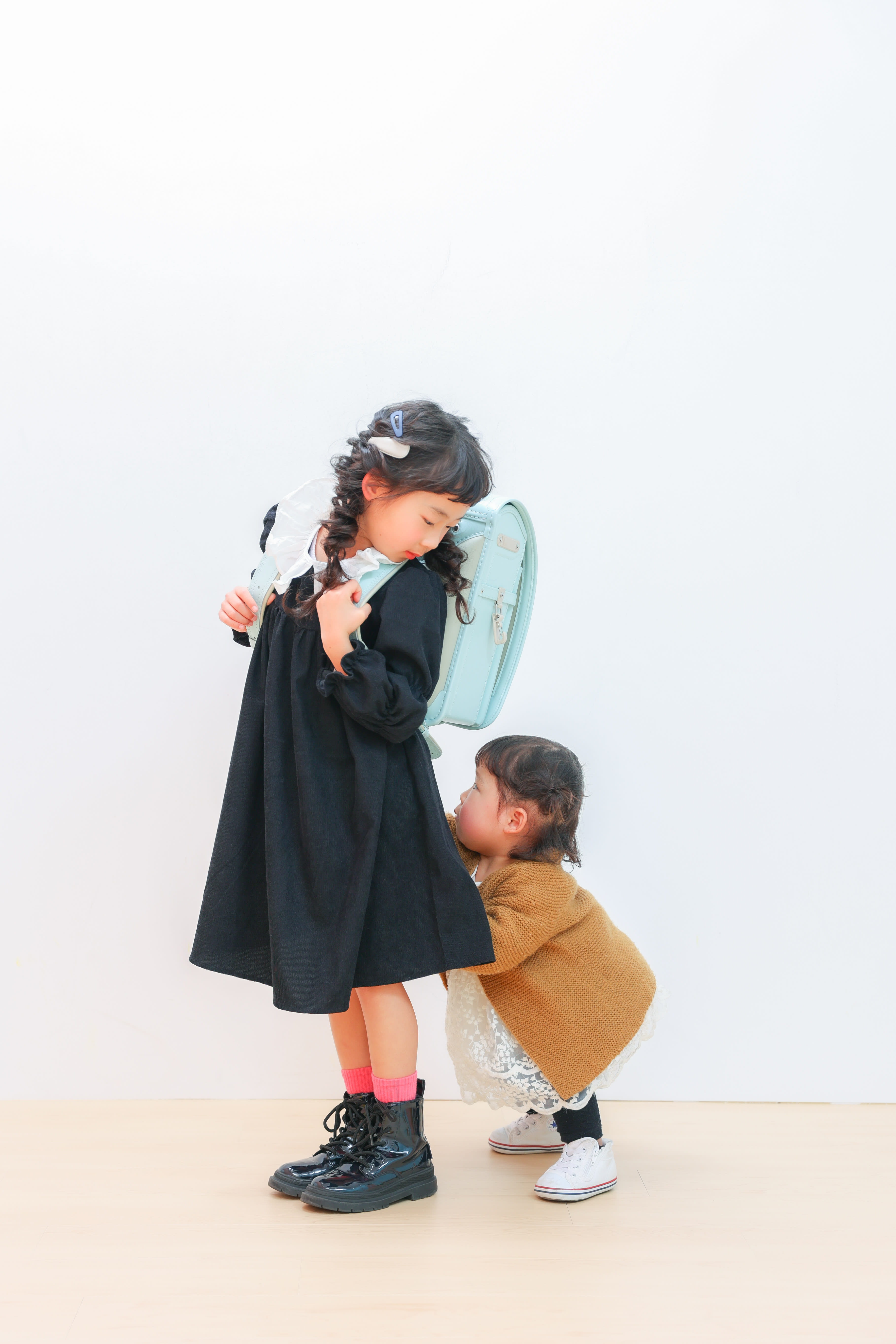 入学　ランドセル　1年生　姉妹　記念写真　フォトスタジオ　ハピスタ