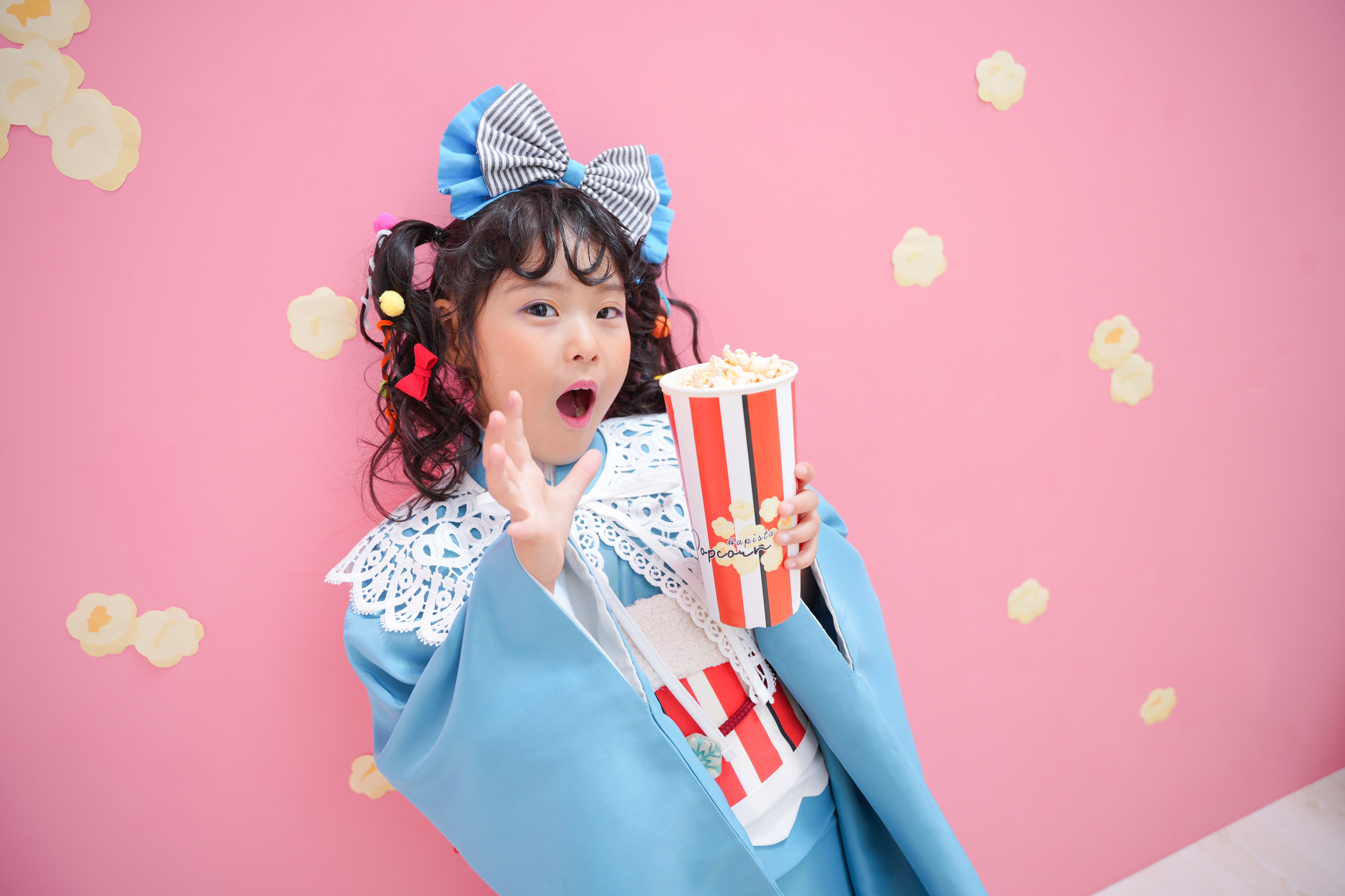 7歳　七五三　女の子　フォトスタジオ　なかもずフォトスタジオ　堺市七五三　七五三撮影