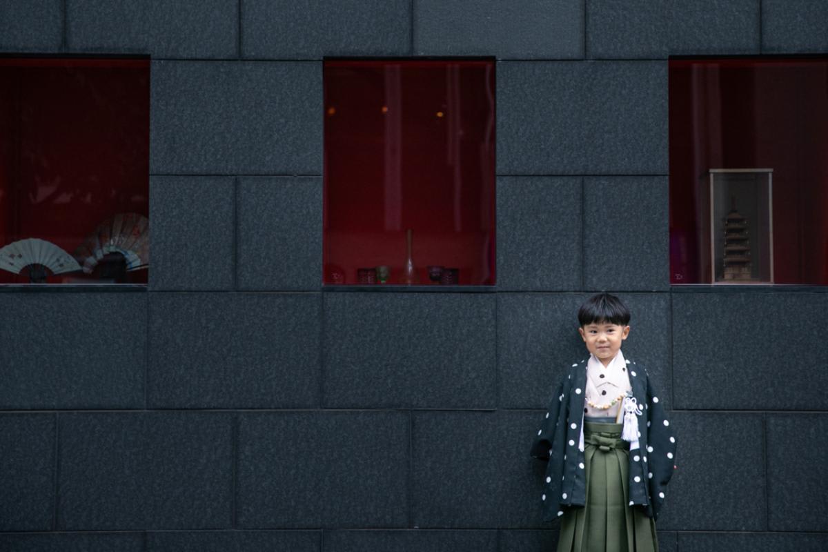 七五三　男の子　キッズ写真 　ハピスタ