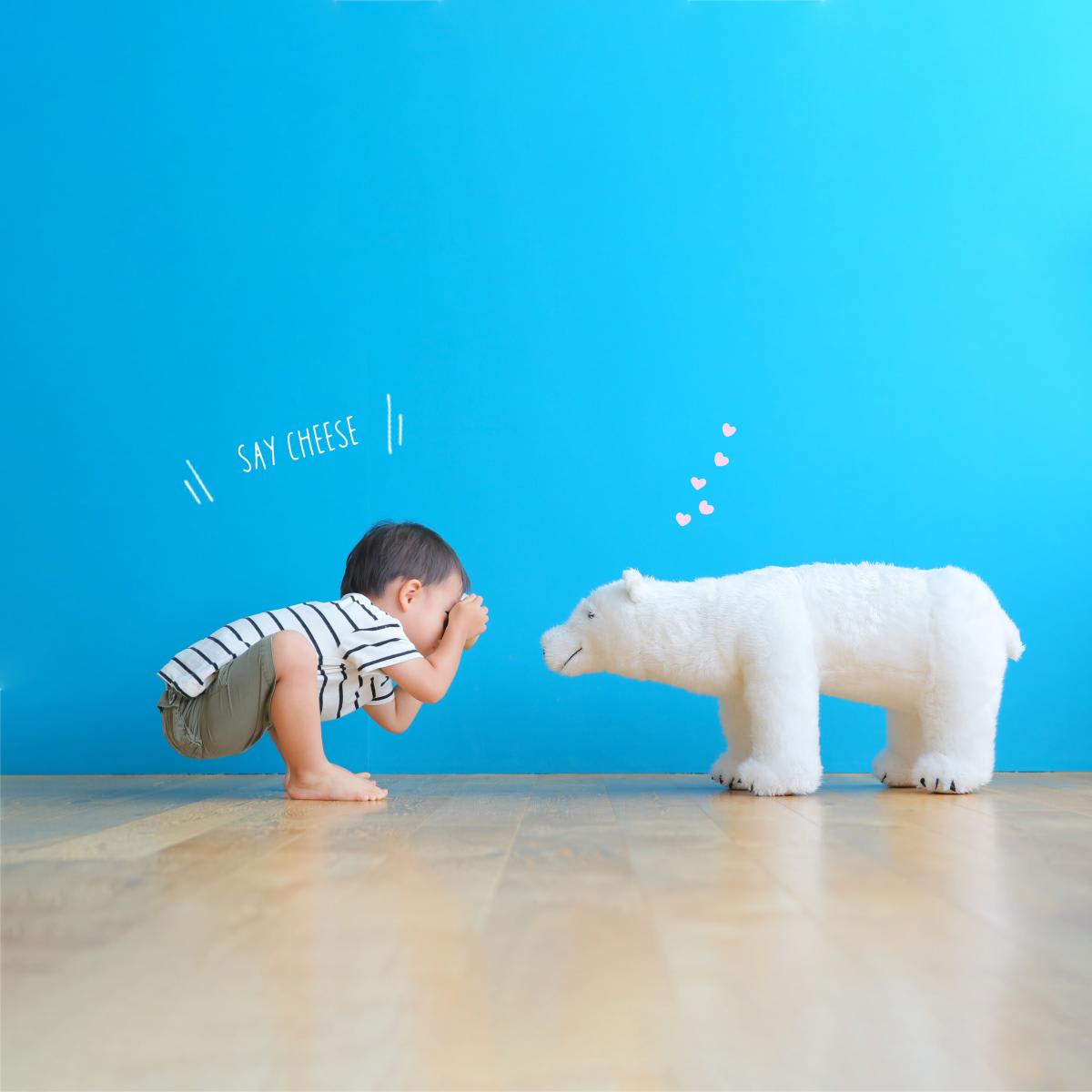 ベビーフォト　赤ちゃん　記念日　キッズフォトスタジオ　HAPISTA