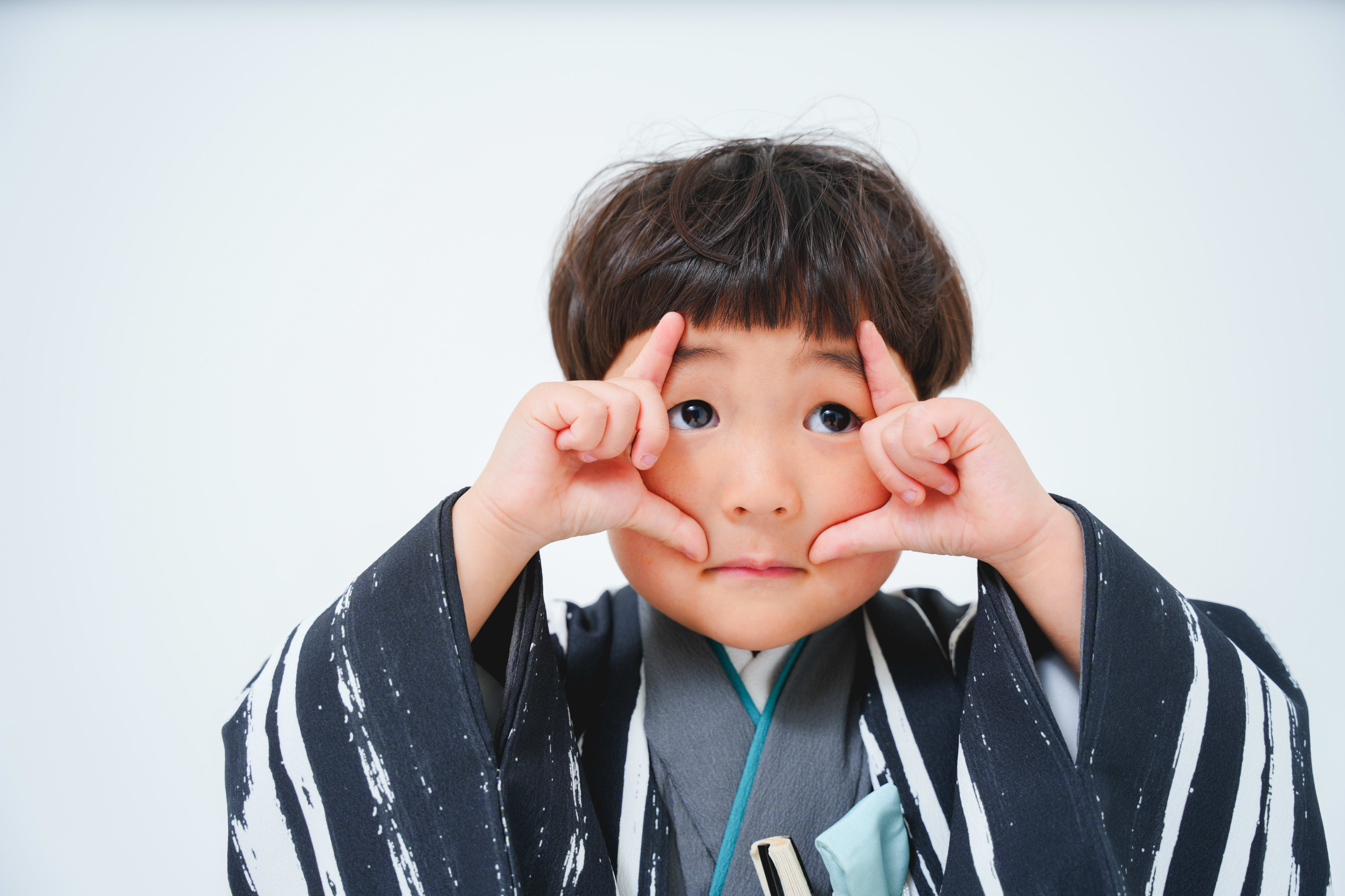 七五三　七五三撮影　753 753撮影　男の子　男の子着物　キッズフォトスタジオ　フォトスタジオ　大阪フォトスタジオ　堺市フォトスタジオ　　