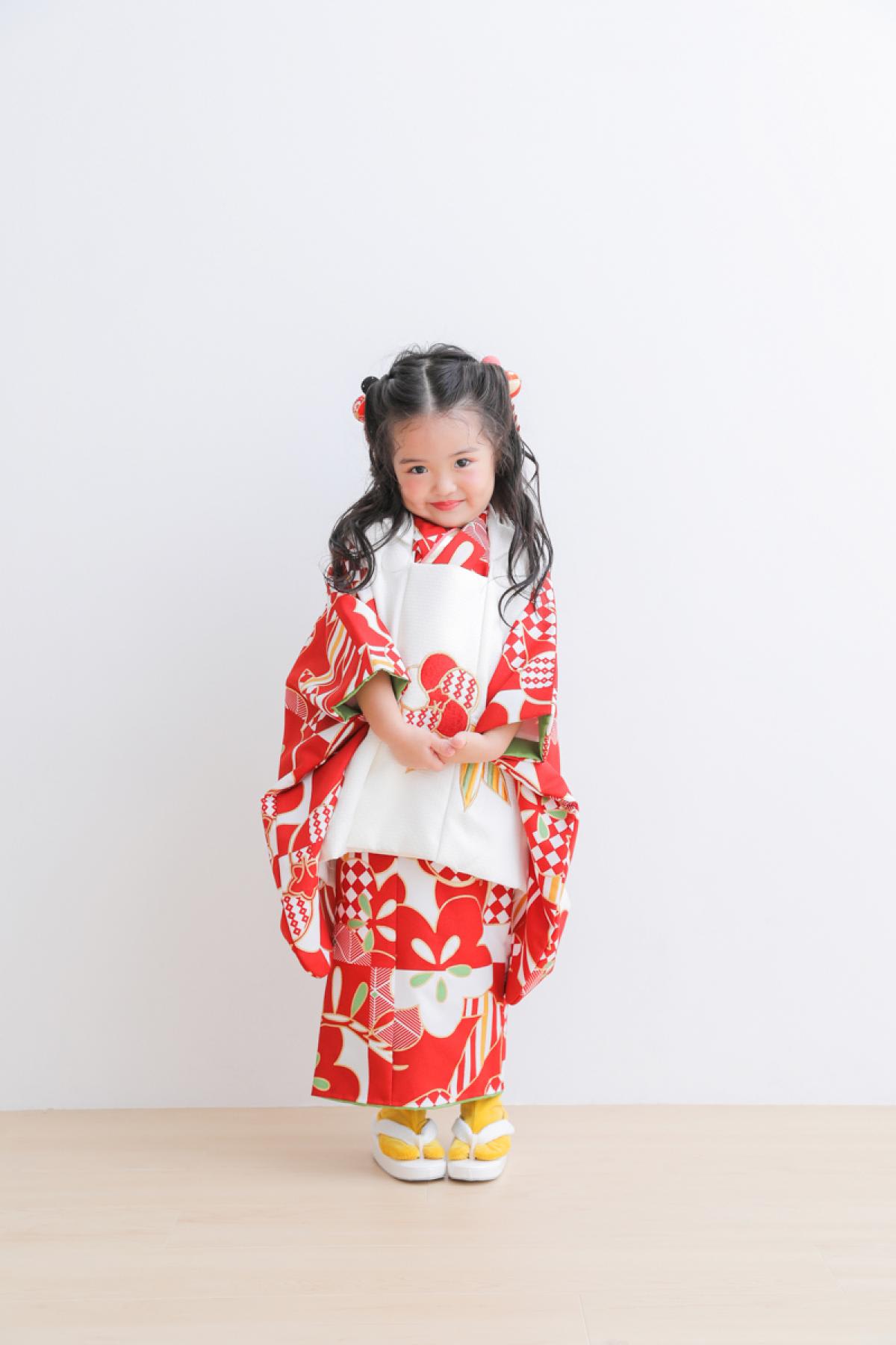 七五三　記念写真　女の子　キッズフォトハウス　HAPISTA