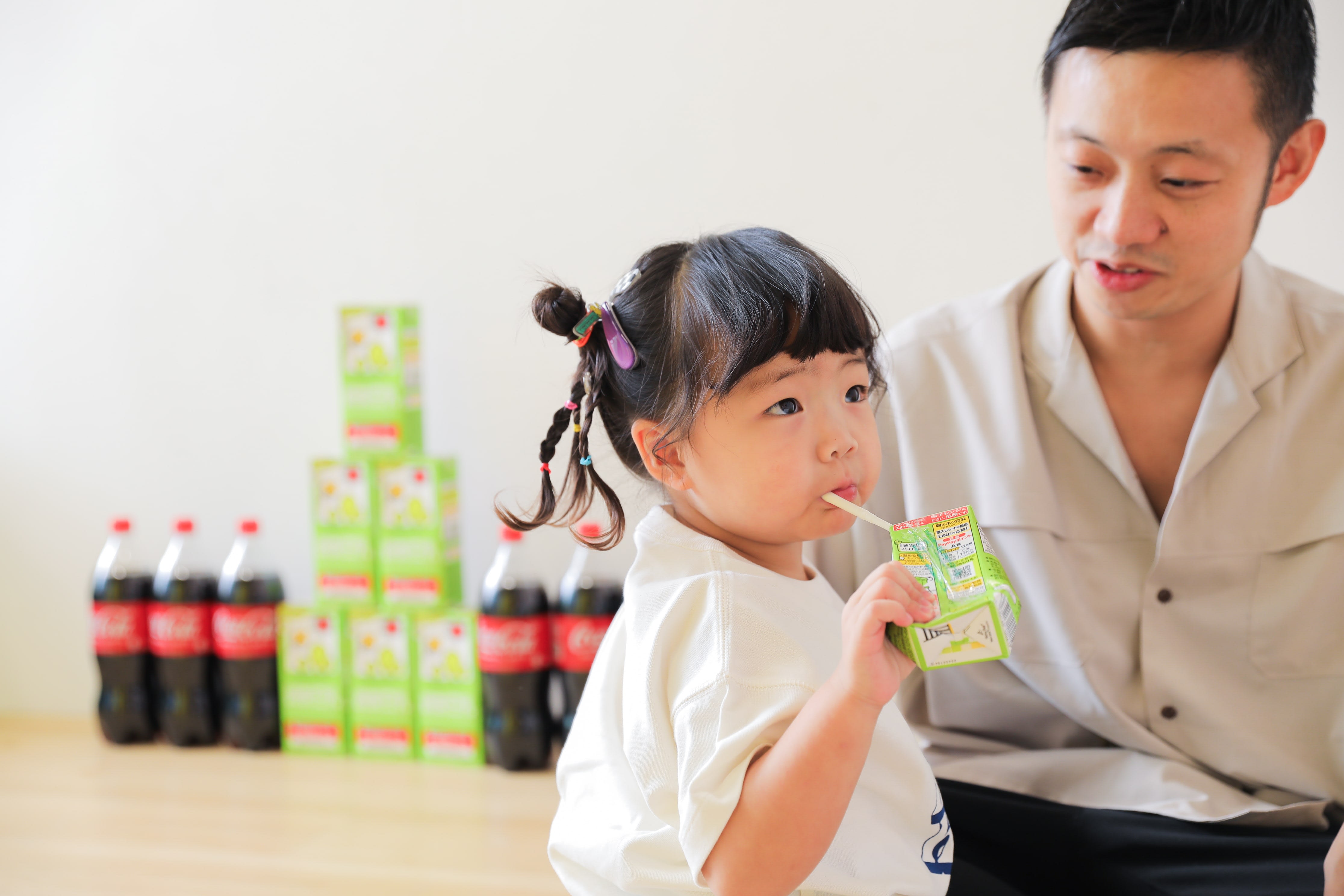 七五三前撮り　兄妹　世田谷区　キッズヘアメイク ３歳女の子　5歳男の子