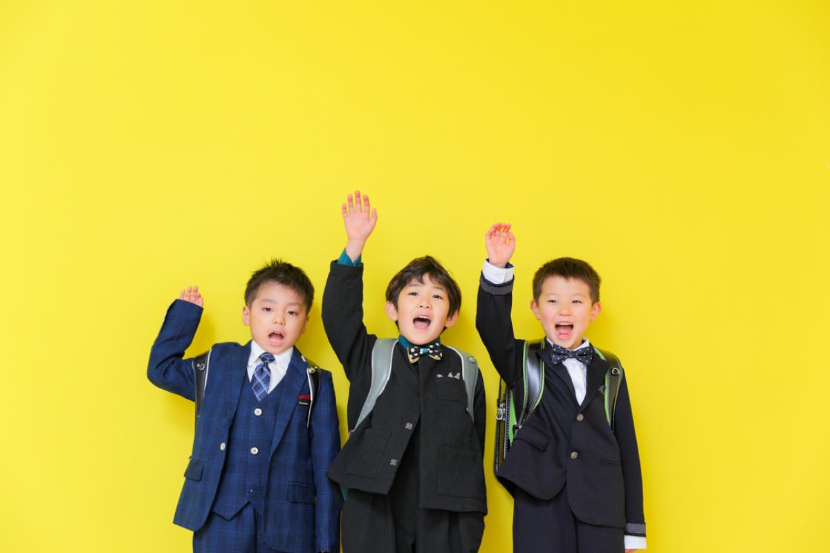 入園　入学　ランドセル　1年生　男の子　キッズフォトスタジオ　ハピスタ