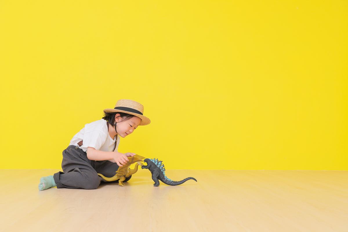 バースデー　お誕生日　恐竜　キッズ写真　HAPISTA