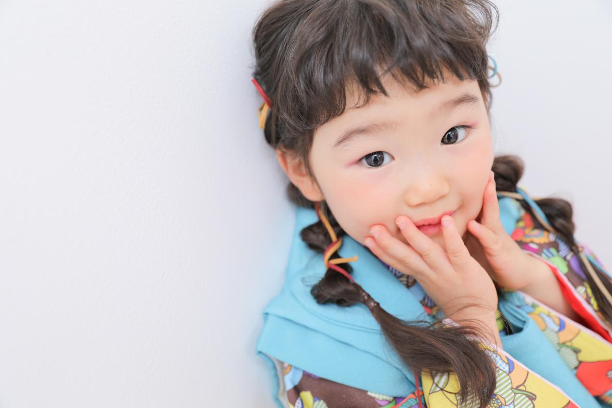七五三　記念写真　女の子　キッズフォトハウス　HAPISTA