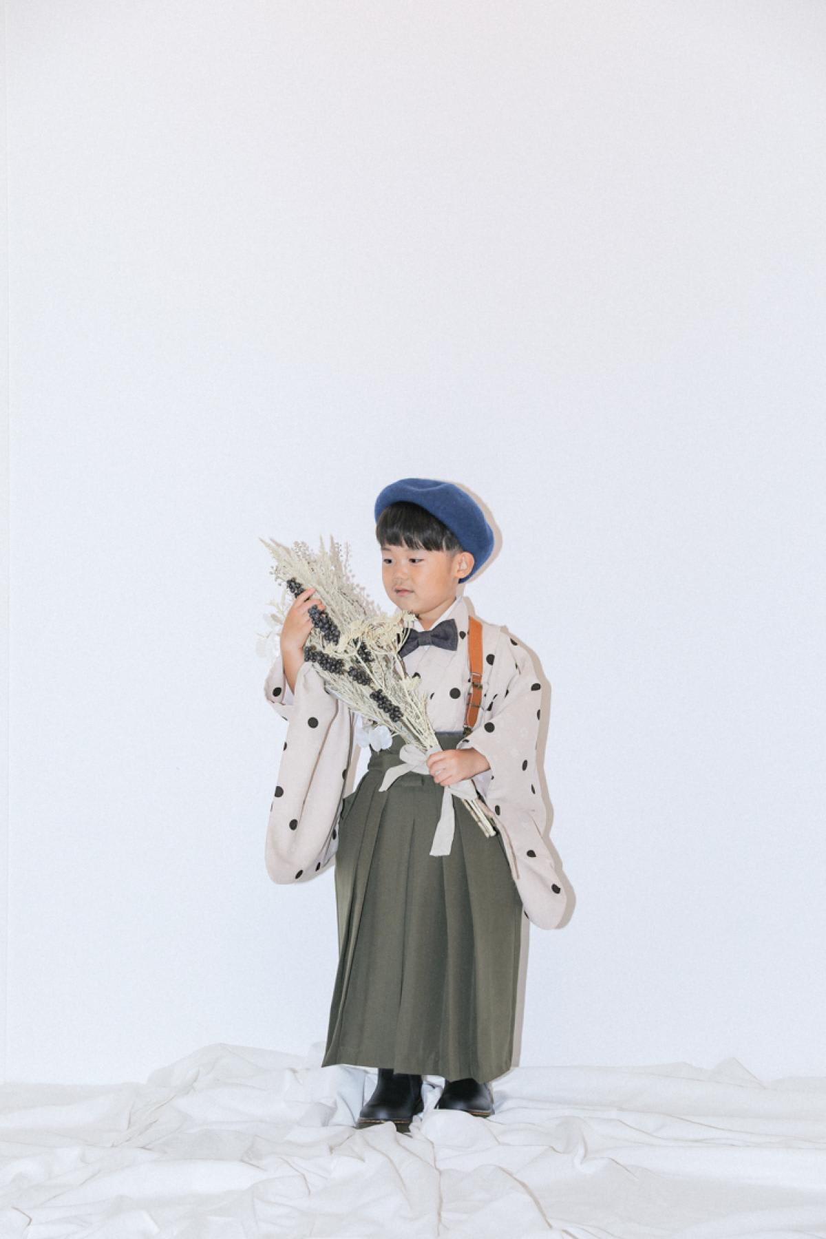 七五三　男の子　キッズ写真 　ハピスタ