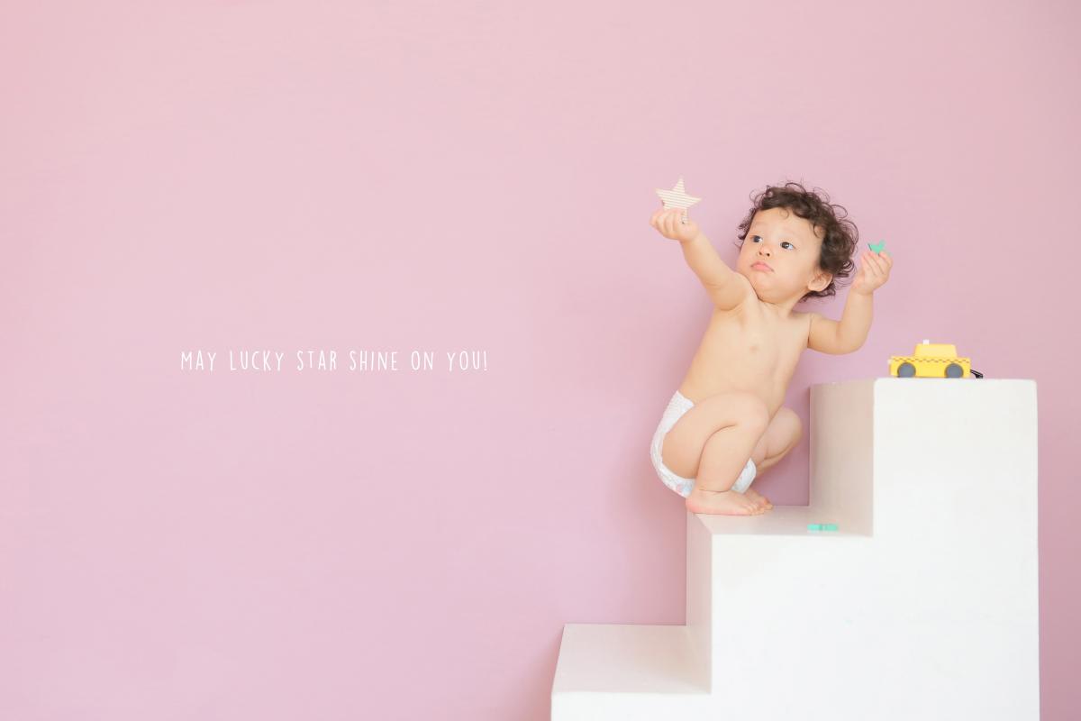 お誕生日　バースデー　キッズ写真 　HAPISTA