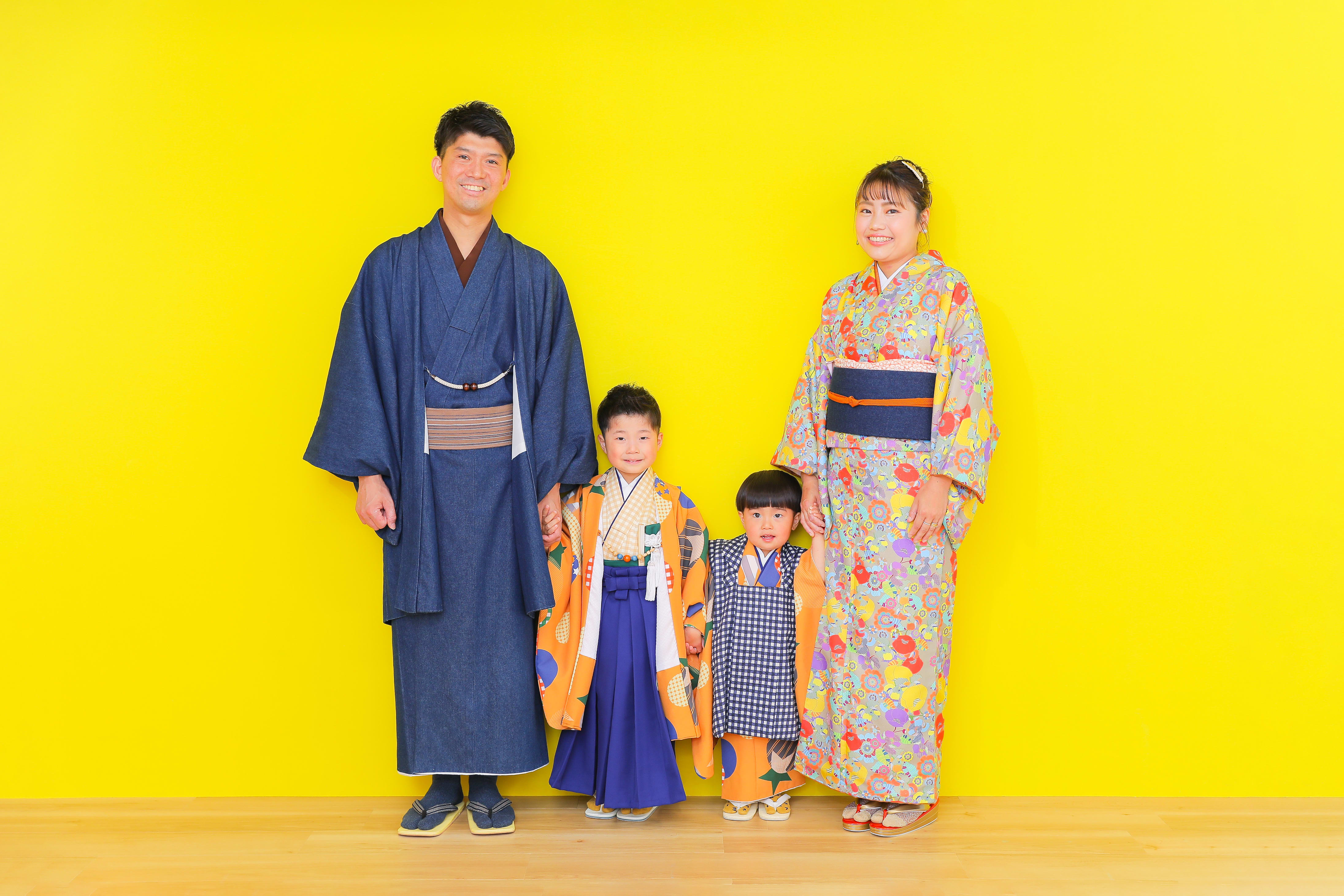 七五三　家族写真