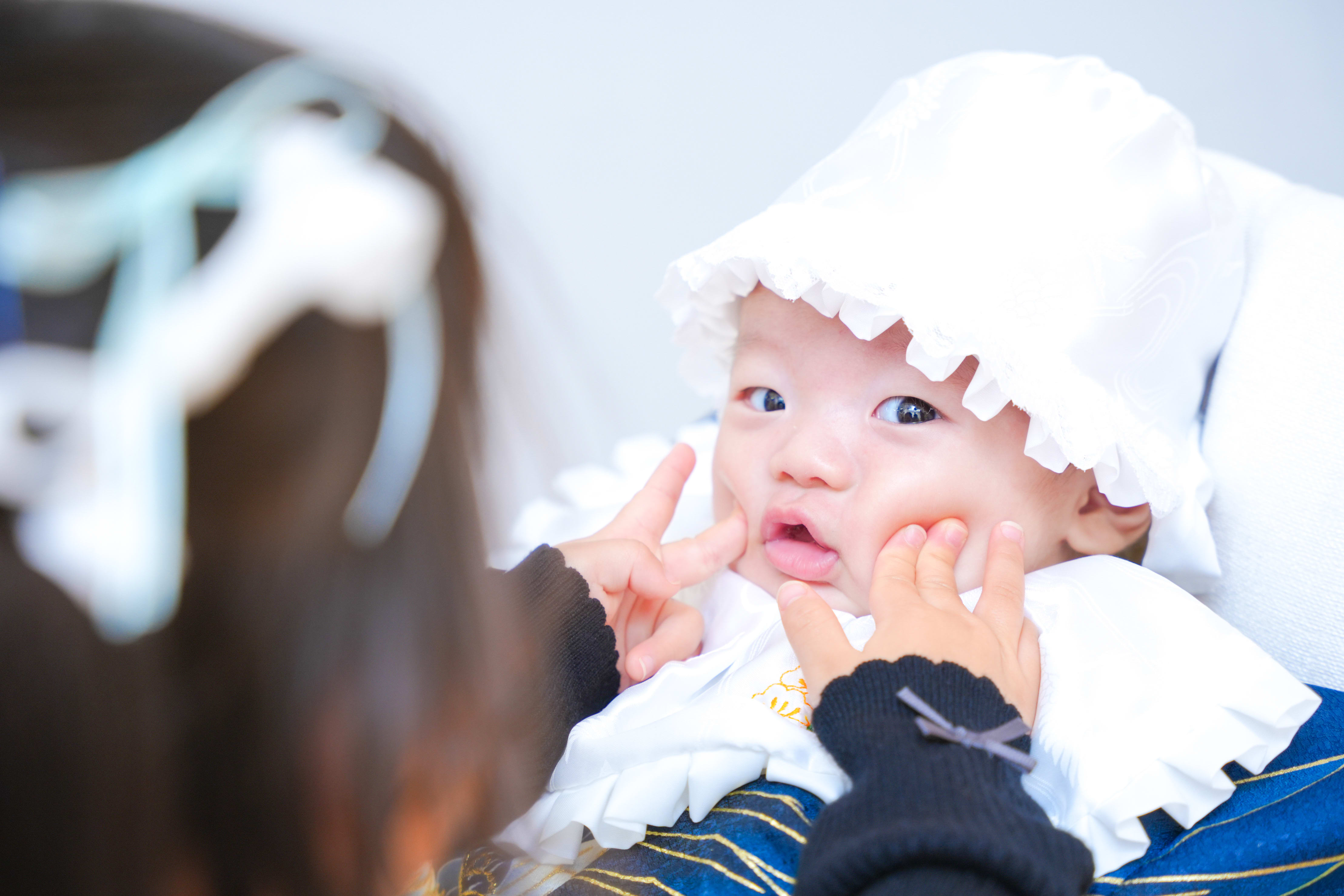 お宮参り　お宮参り撮影　兄弟