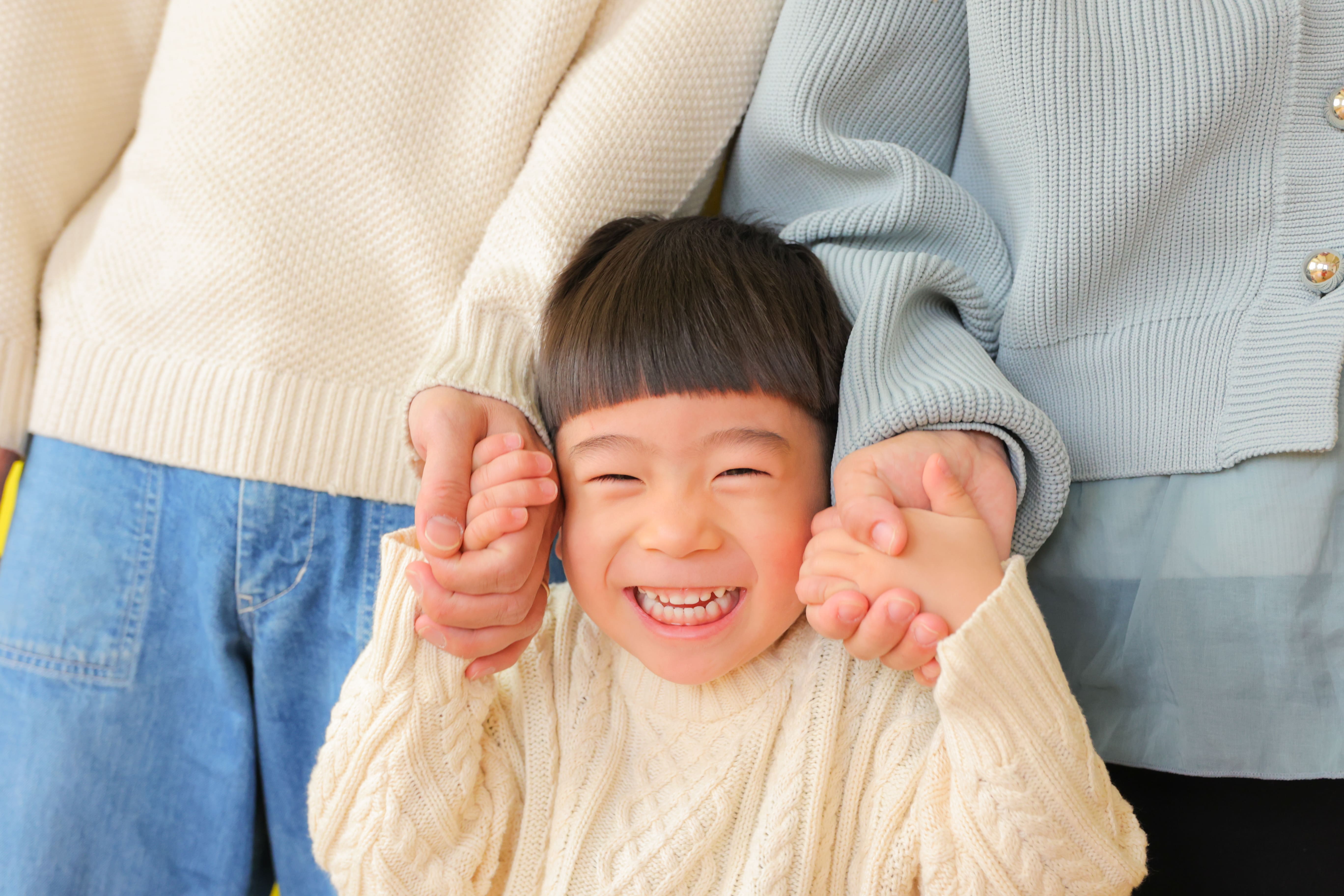 家族写真　男の子