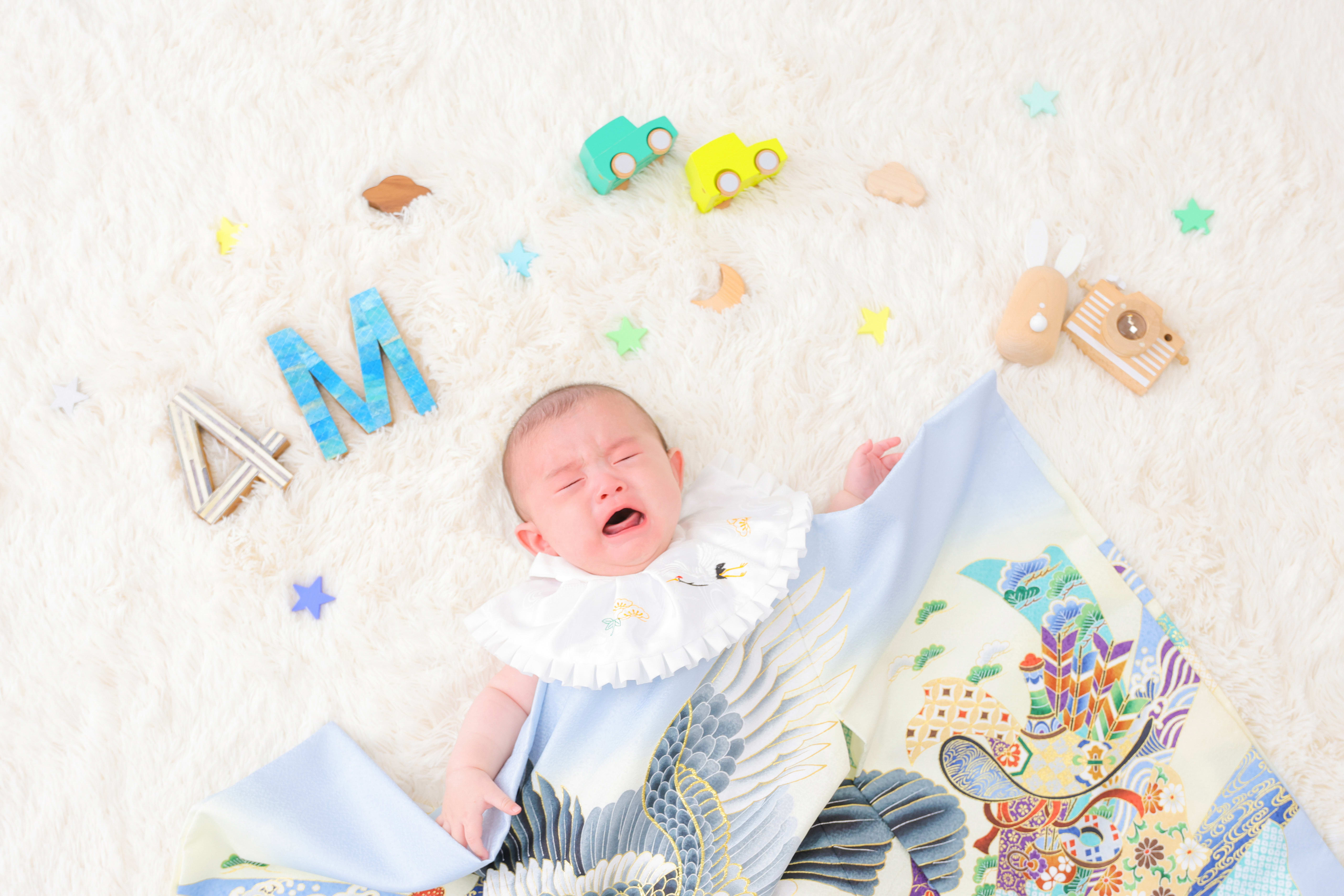 お宮参り　お宮参り撮影　家族写真