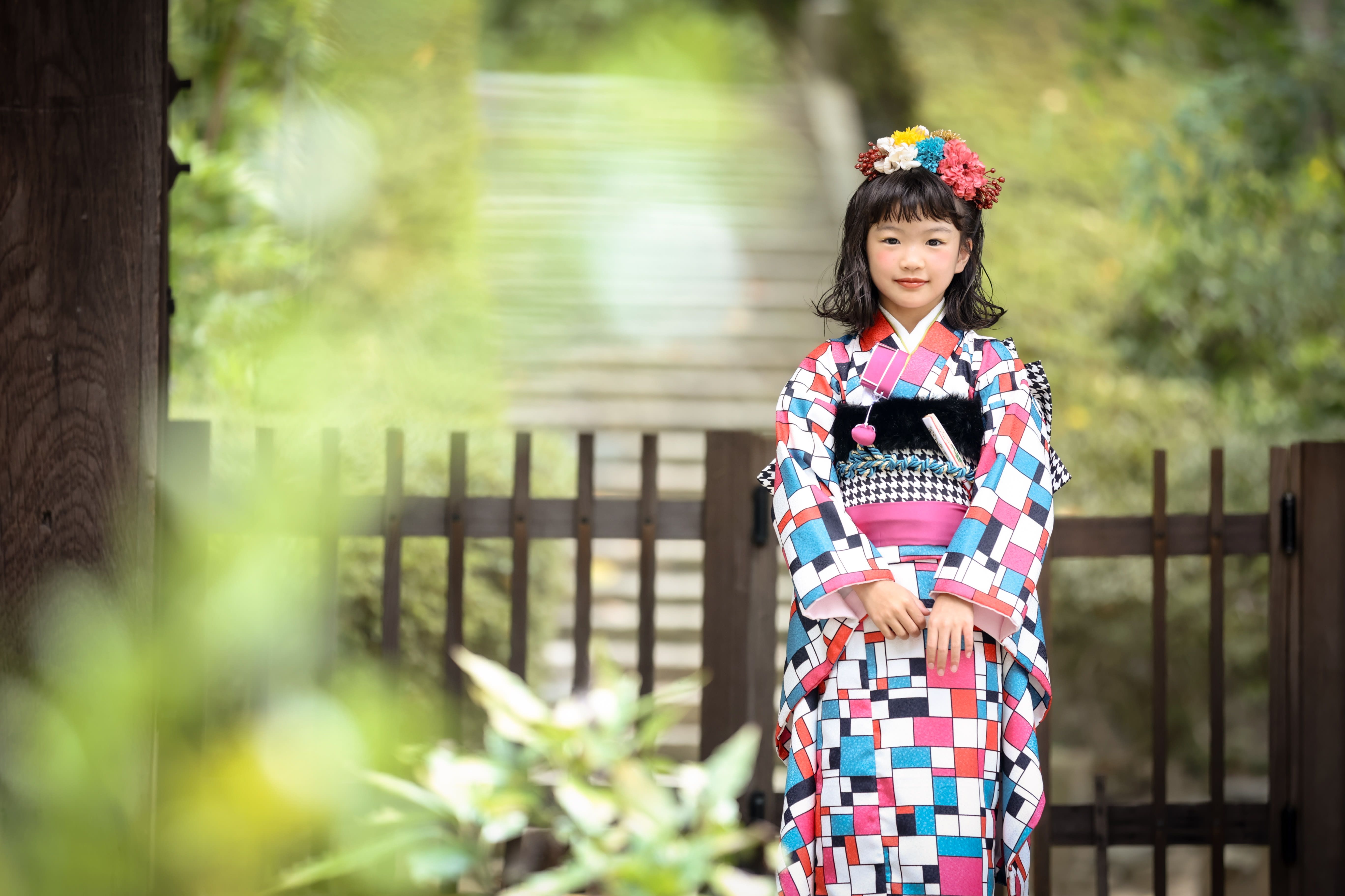 7歳　神社　江坂神社
