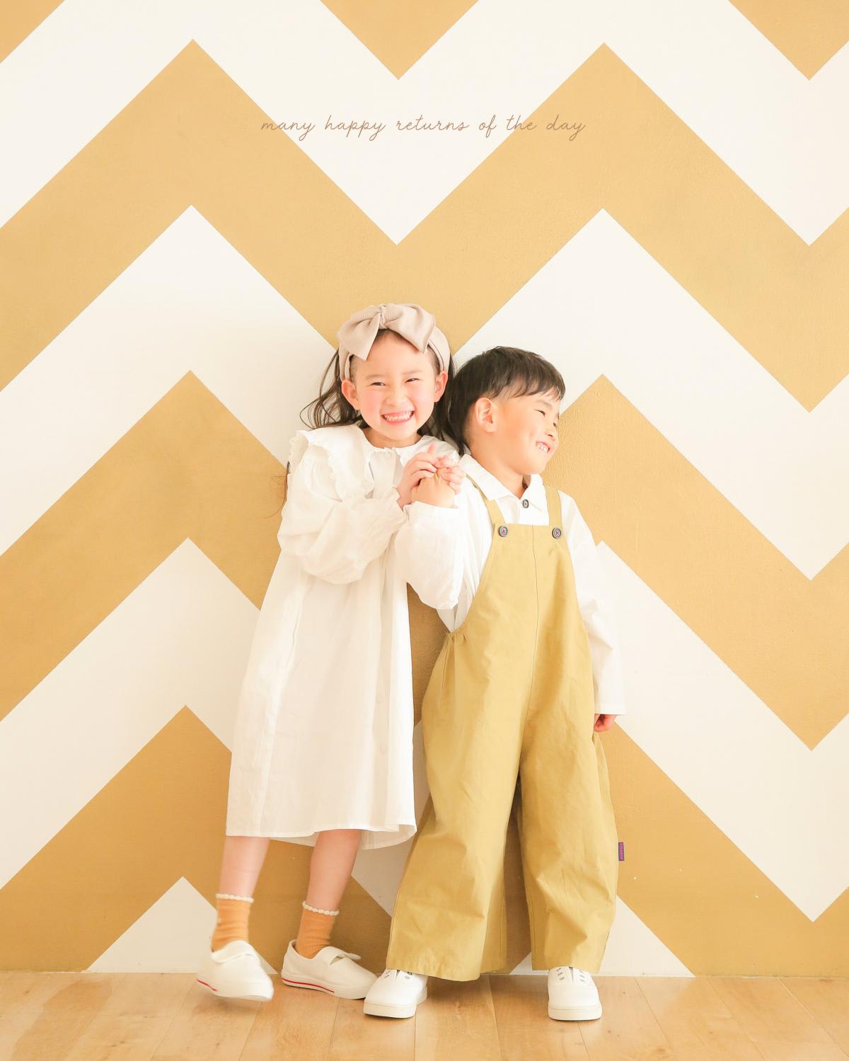 七五三　記念写真　女の子　男の子　キッズフォトハウス　HAPISTA