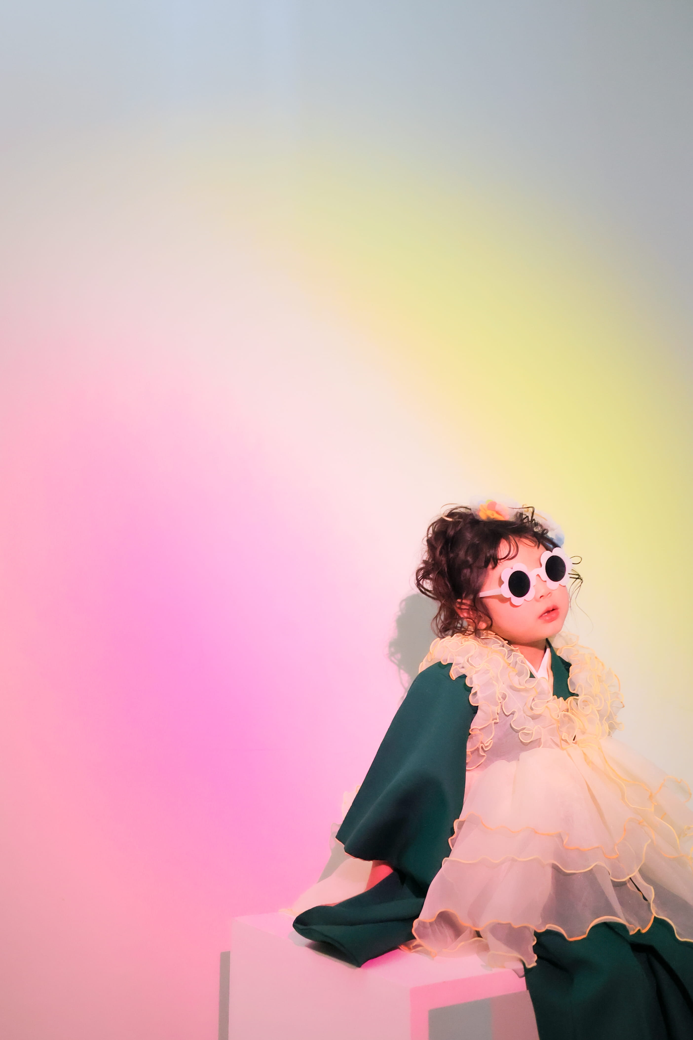 七五三　3歳　女の子　着物