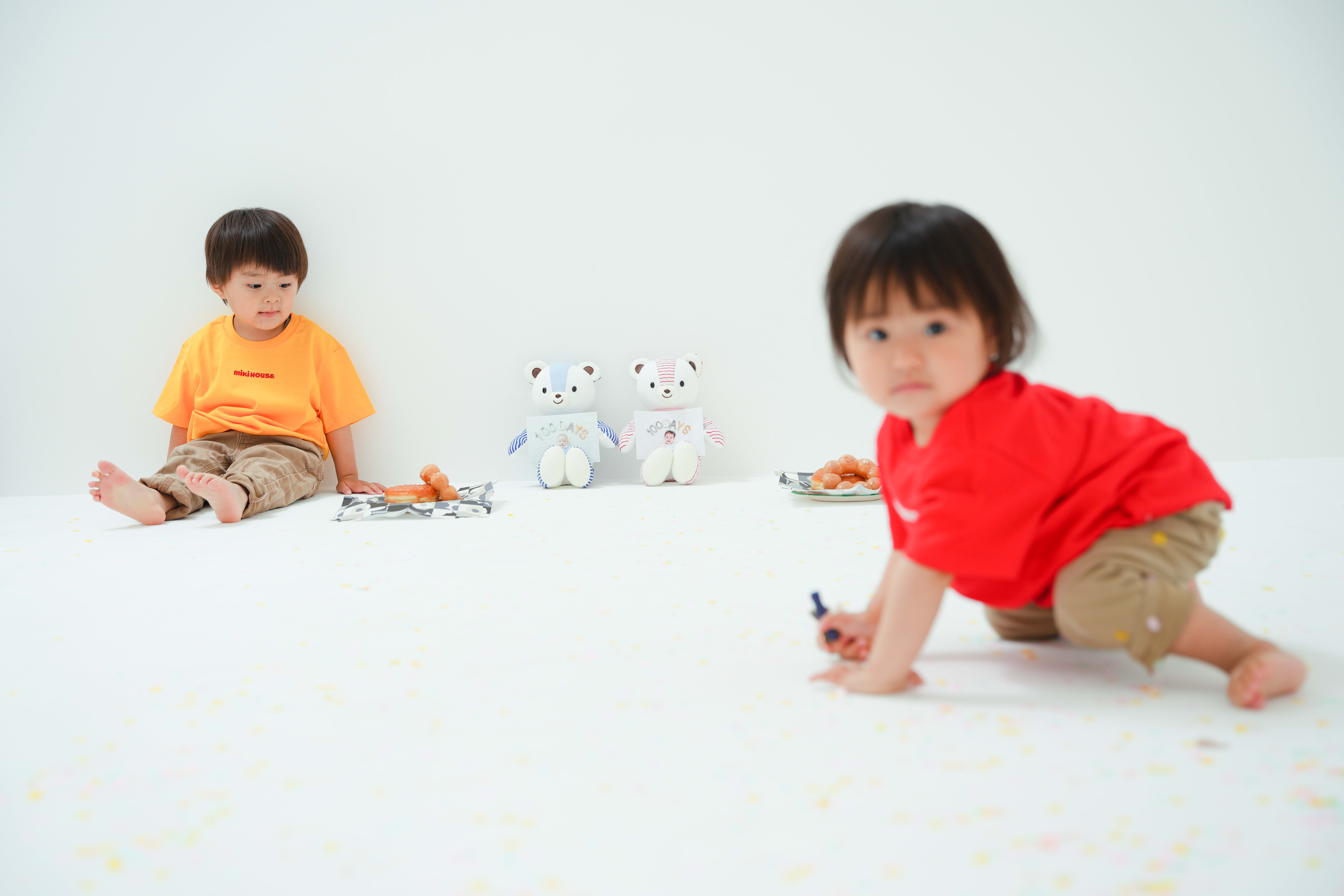 誕生日　誕生日撮影　バースデー　バースデーフォト　バースデー撮影　私服撮影　キッズフォトスタジオ　大阪フォトスタジオ　フォトスタジオ　堺市フォトスタジオ　兄弟　思い出の写真