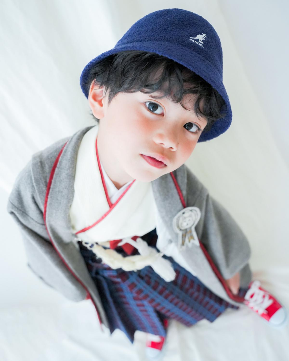 七五三　記念写真　男の子　キッズフォトハウス　HAPISTA