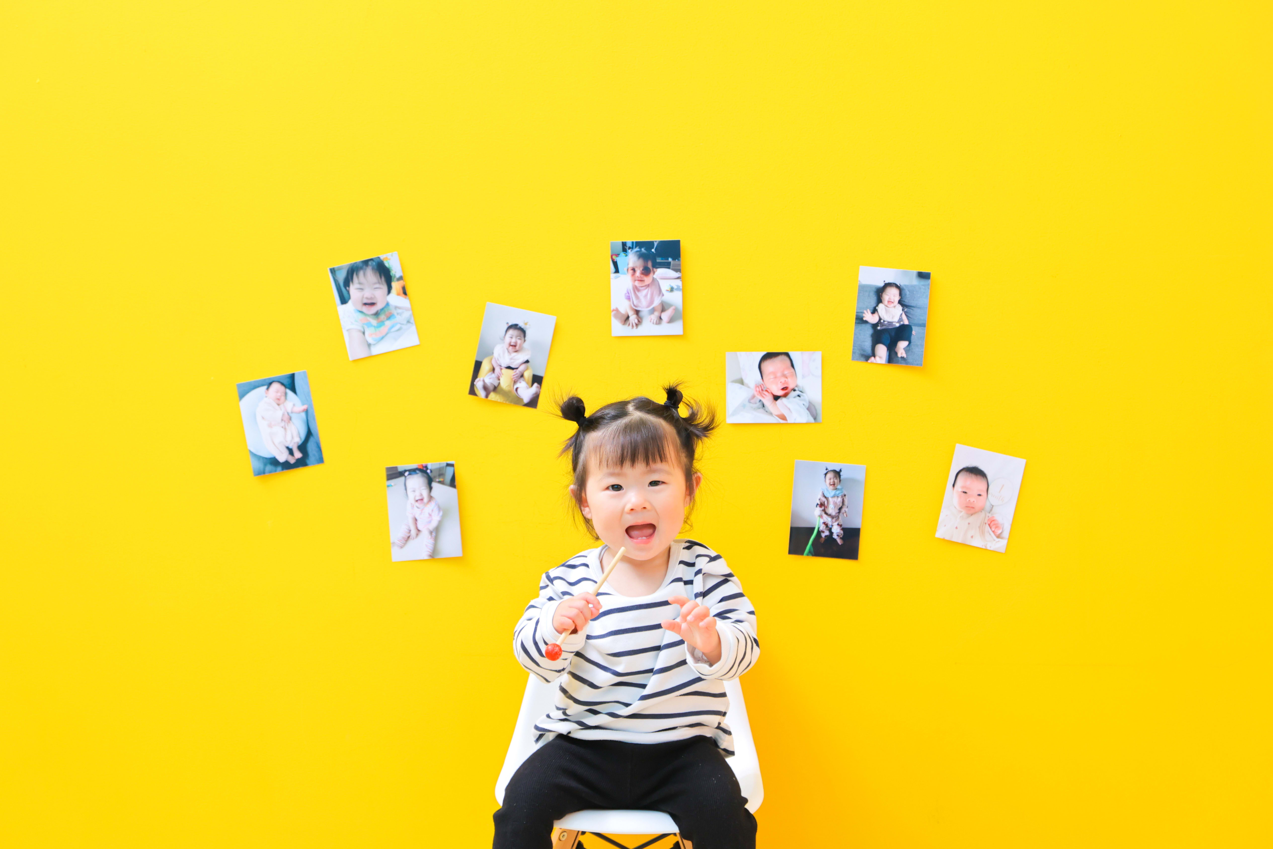 1歳女の子　1歳誕生日