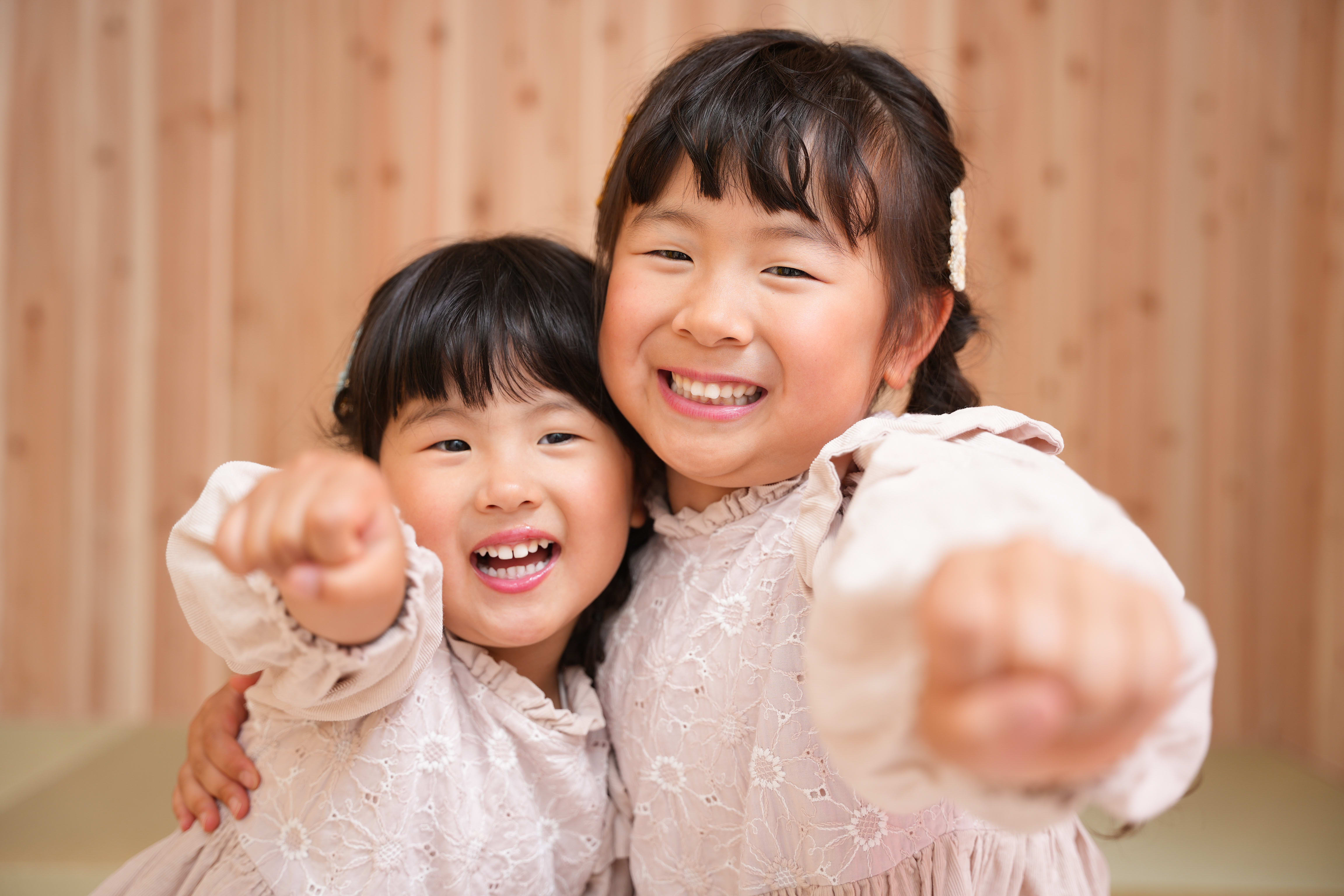 七五三　7歳　3歳　女の子　姉妹