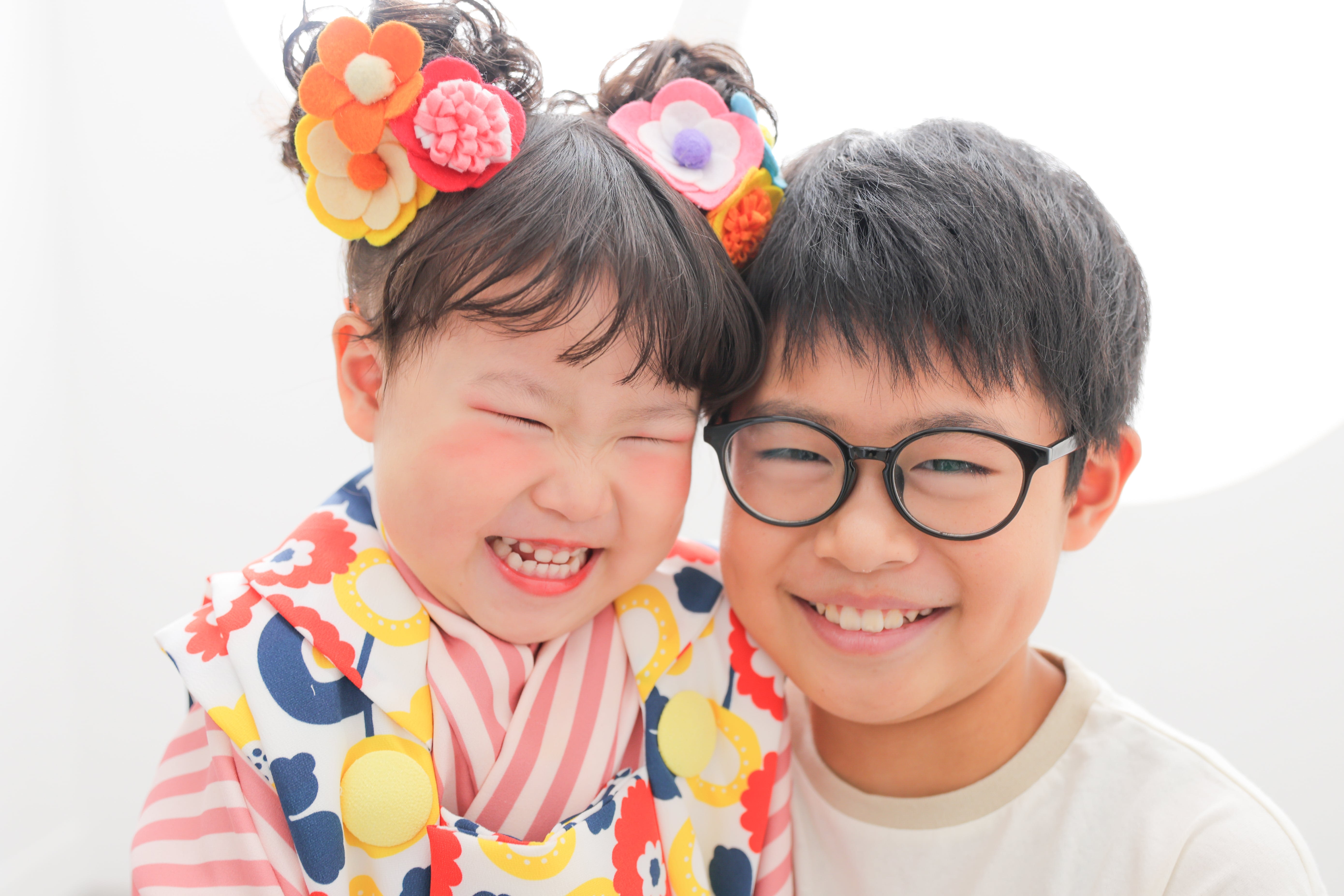 七五三　3歳　女の子　着物