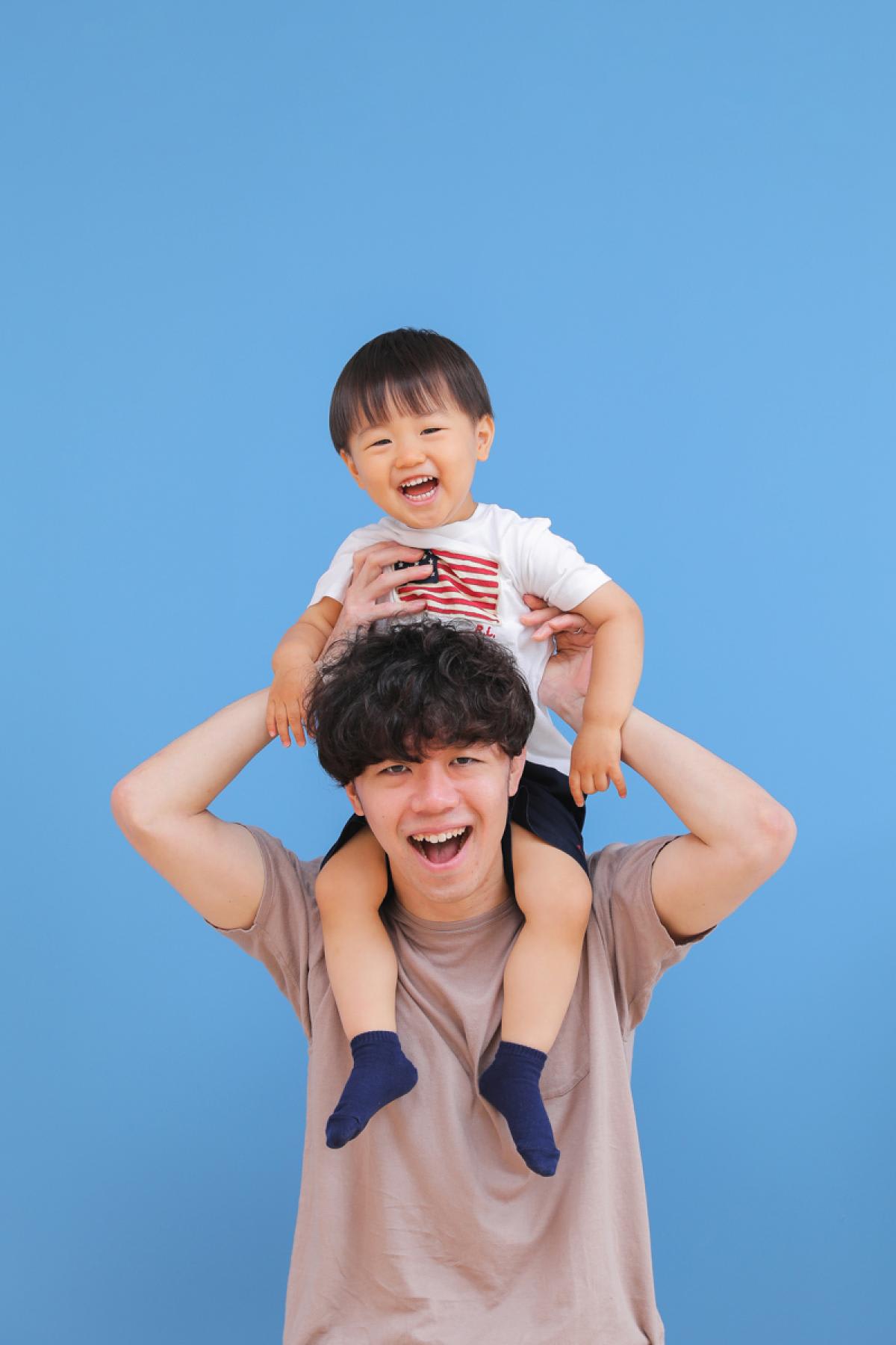 バースデー　お誕生日　男の子　パパ　キッズ写真　HAPISTA