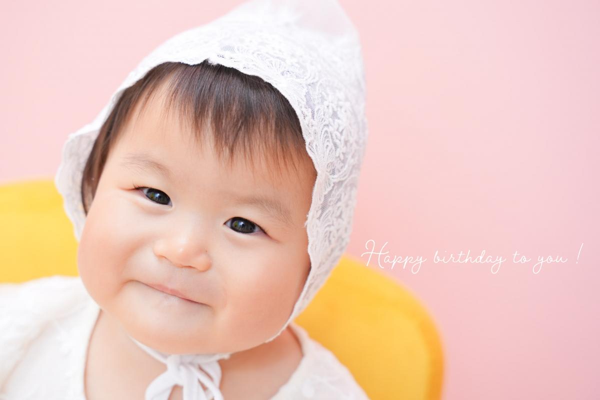 バースデー　お誕生日　赤ちゃん　キッズ写真　HAPISTA